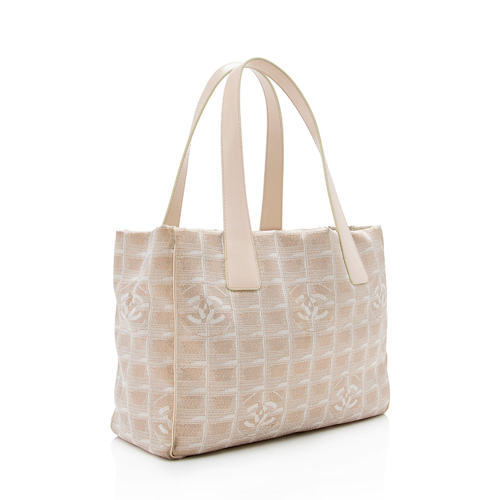 Gucci Chanel Glitter Travel Line Medium Tote (SHF-16771) Denim Nylon Jewelry