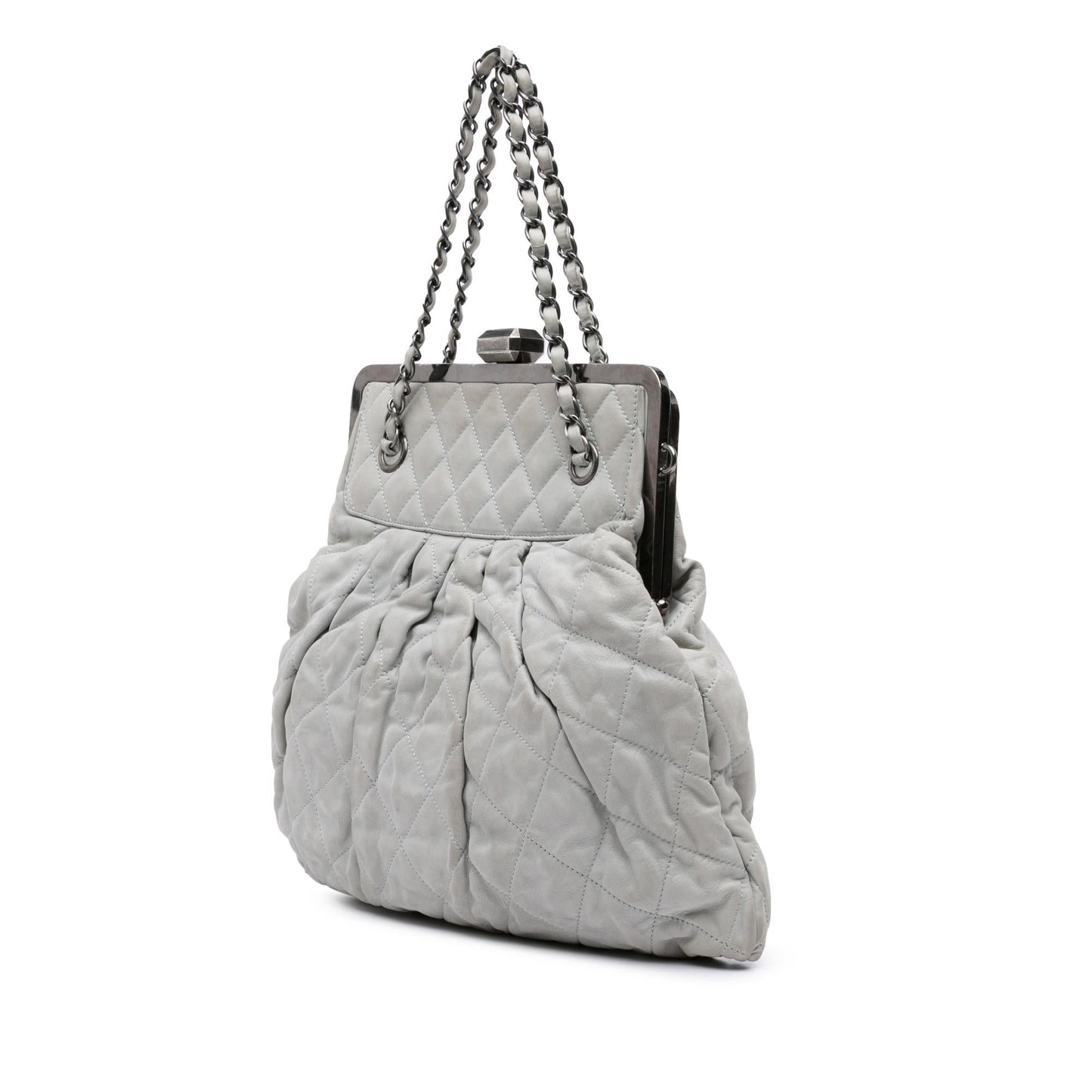 Chanel Iridescent Quilted Calfskin Chic Frame Satchel Bag Satchel 1