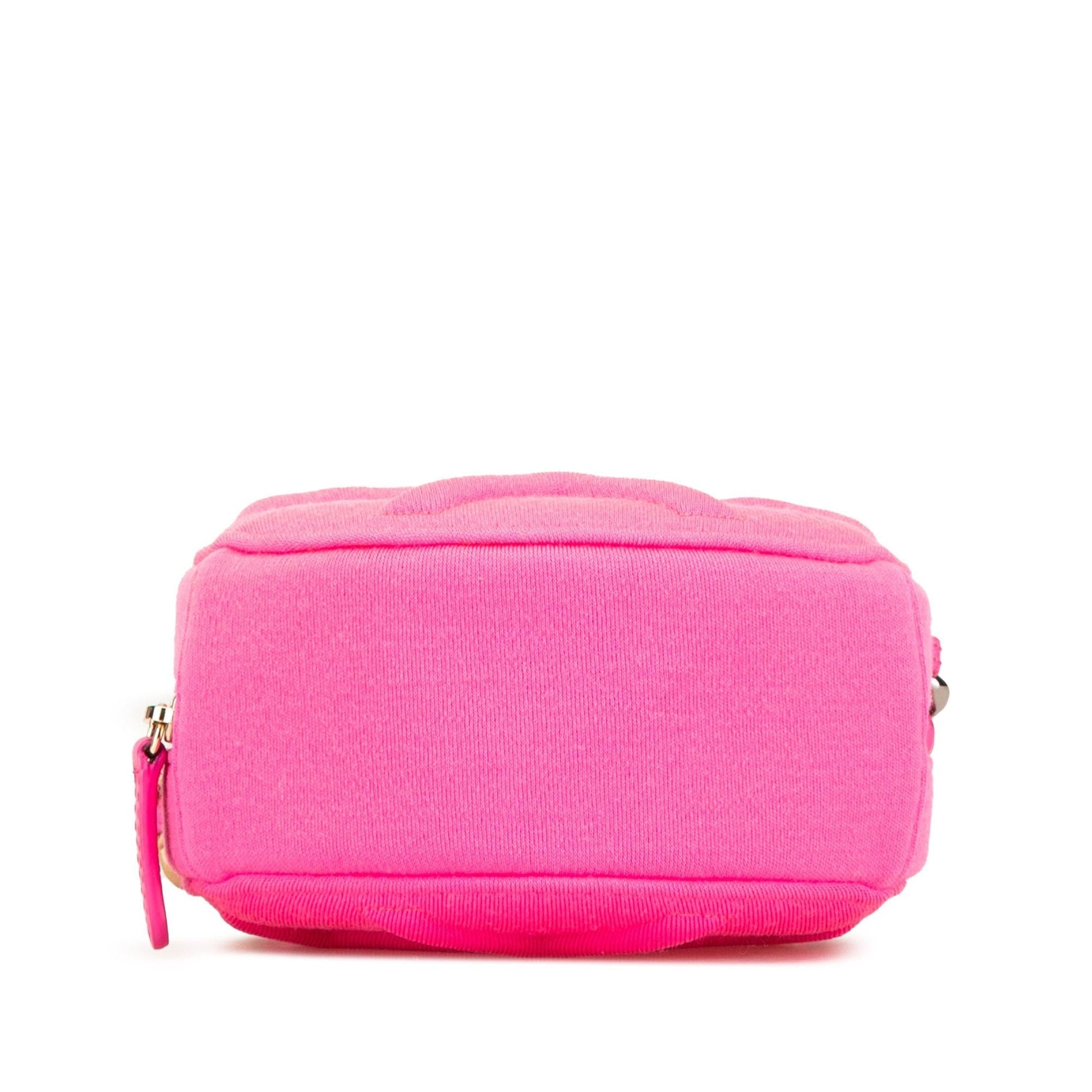 Chanel Jersey 19 Round on Clutch Bag On Chain