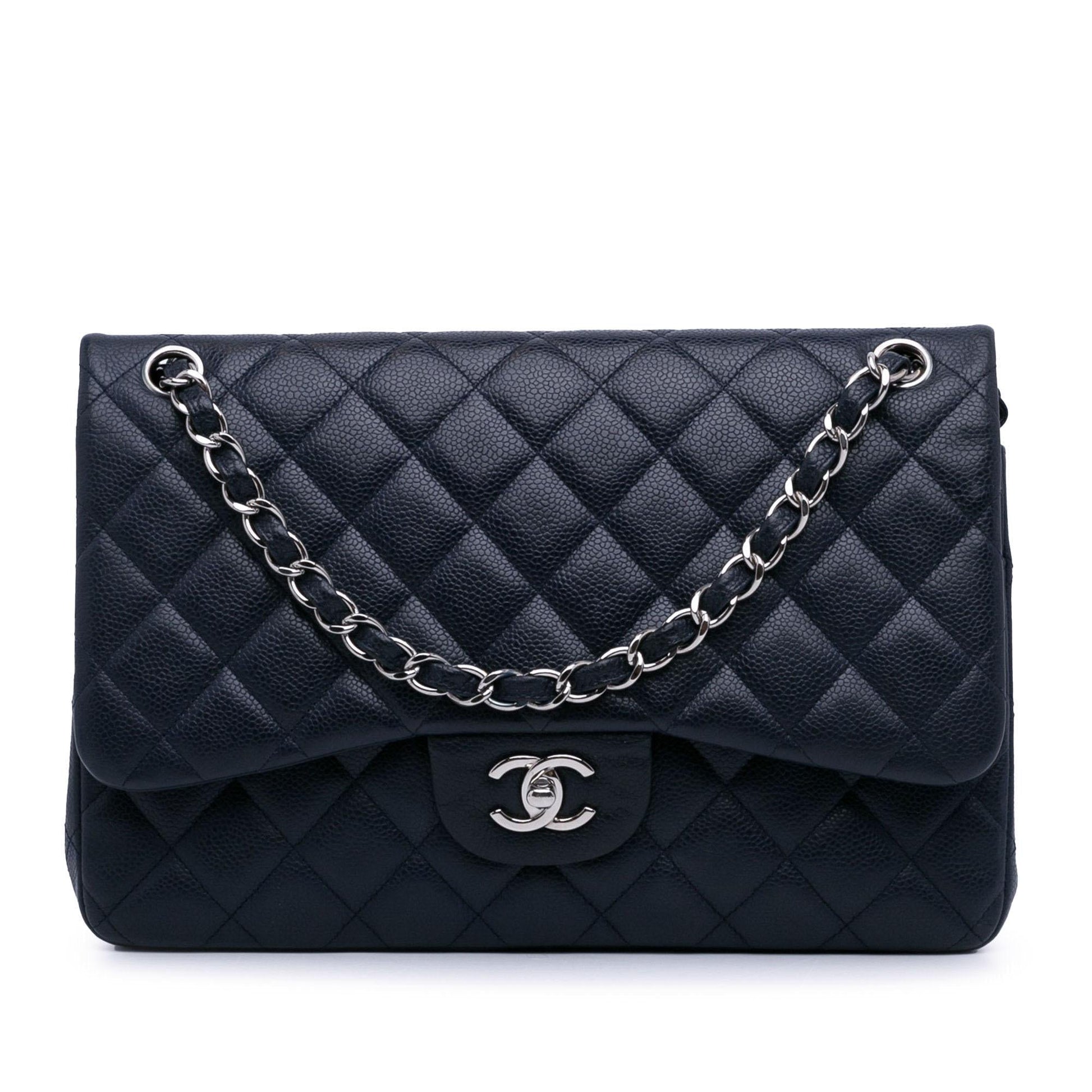 Chanel Jumbo Classic Caviar Double Flap SHG-hrCED5 Handbag