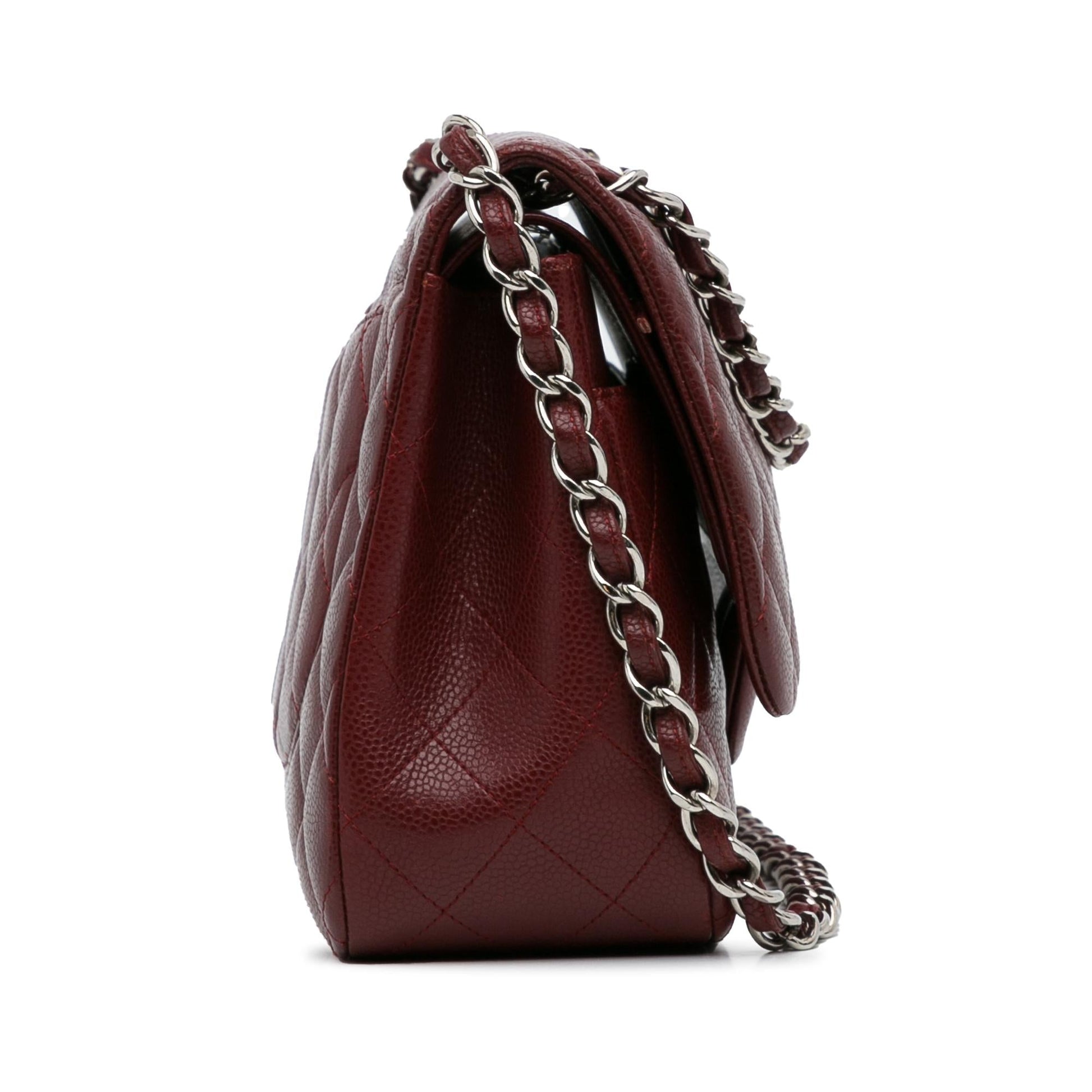 Chanel Jumbo Classic Caviar Double Flap SHG-KjVUlS Handbag