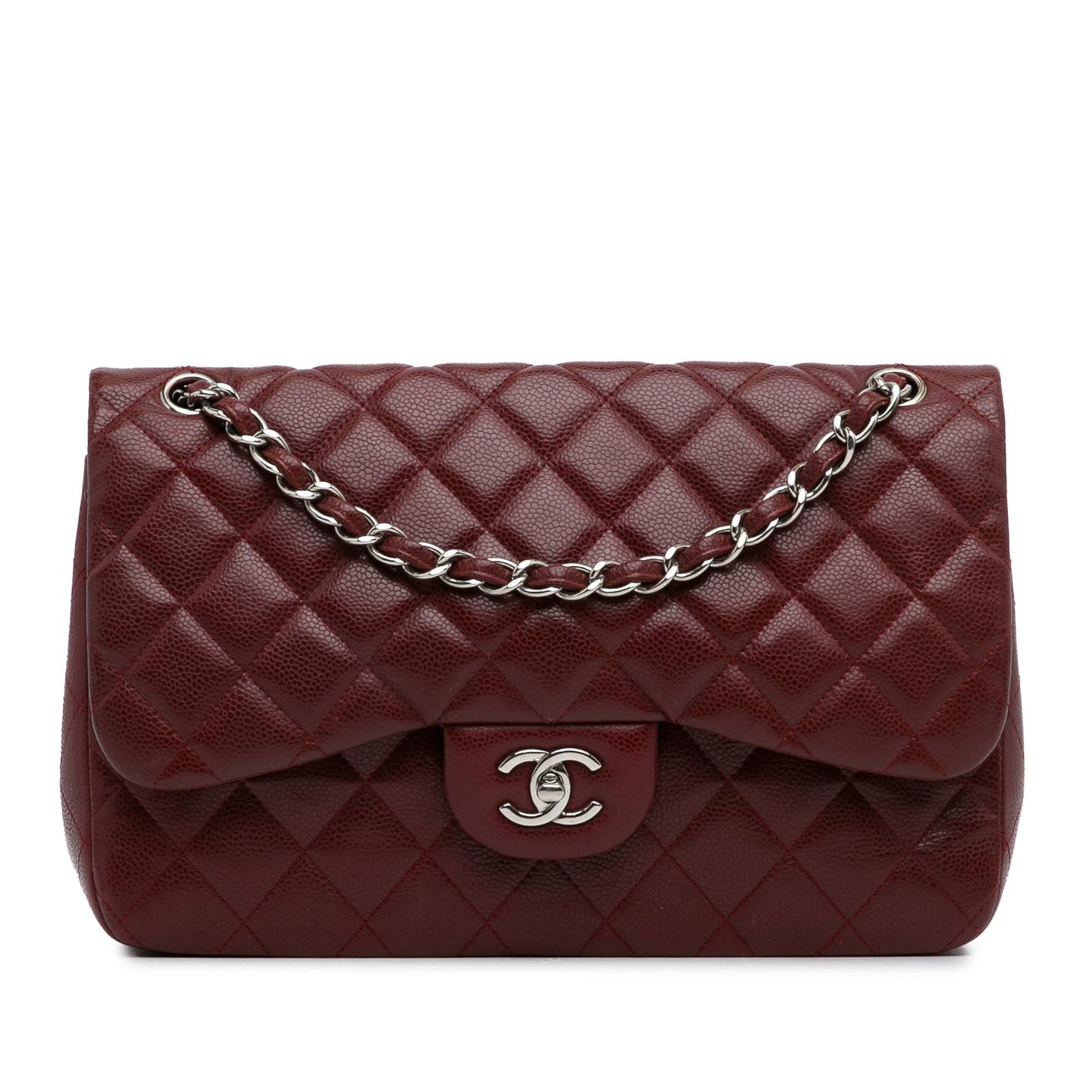 Chanel Jumbo Classic Caviar Double Flap SHG-KjVUlS Handbag