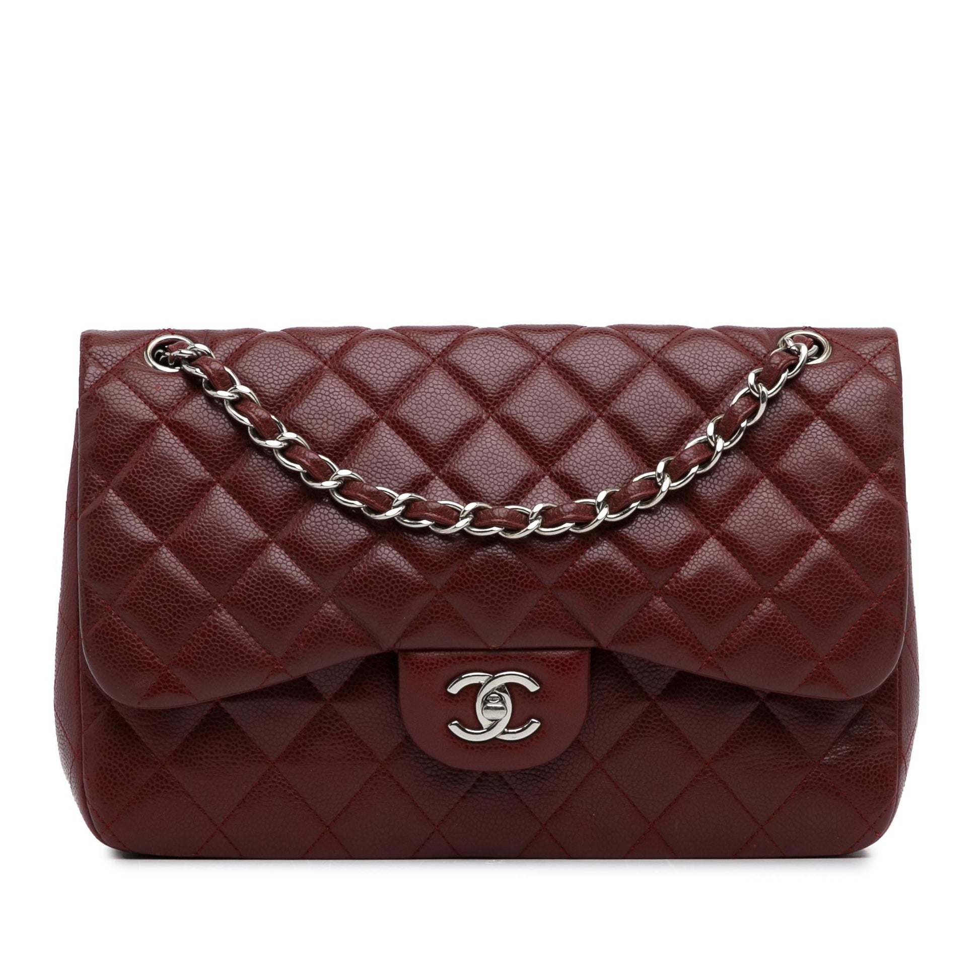 Chanel Jumbo Classic Caviar Double Flap SHG-KjVUlS Handbag