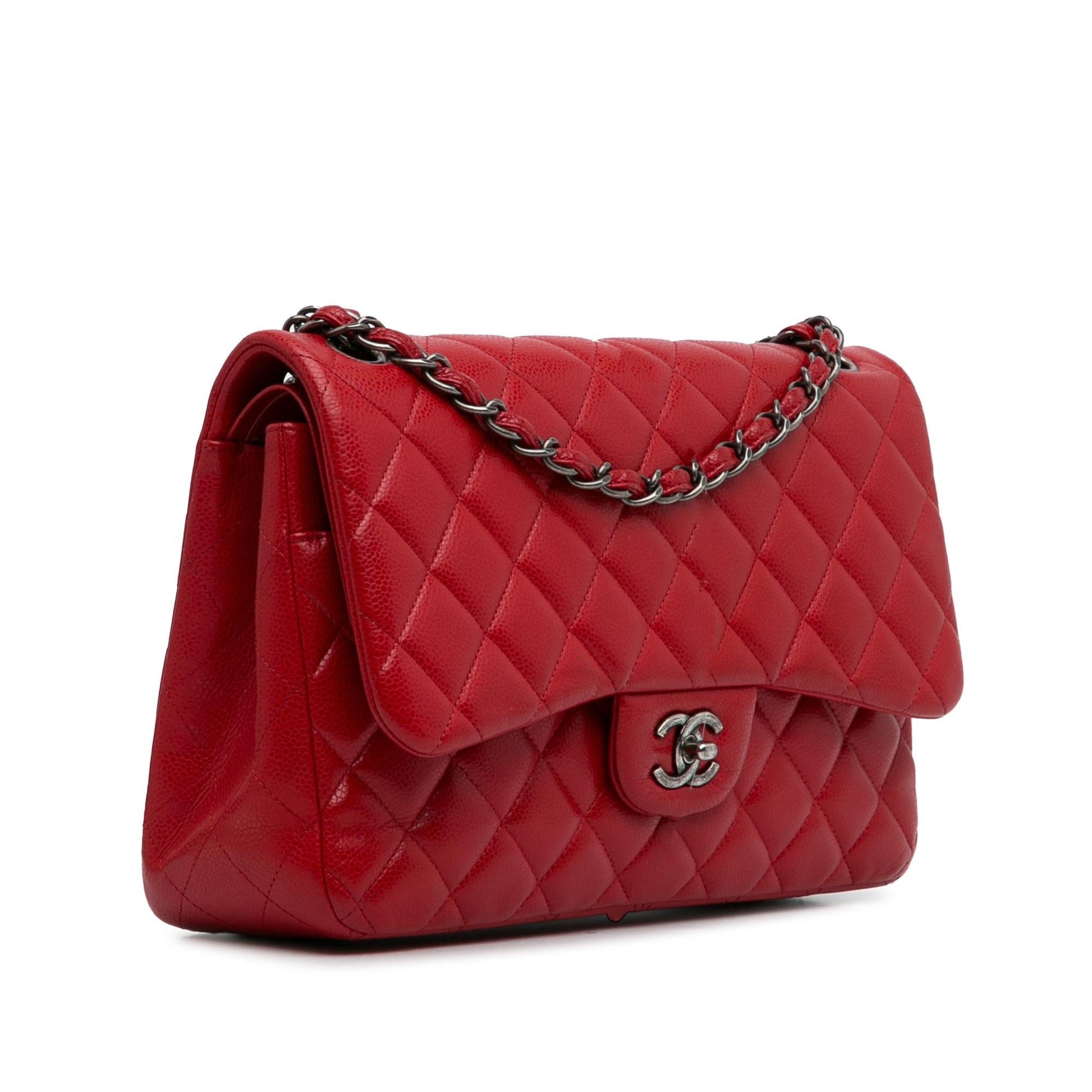 Chanel Jumbo Classic Caviar Double Flap SHG-rzSVwh Handbag