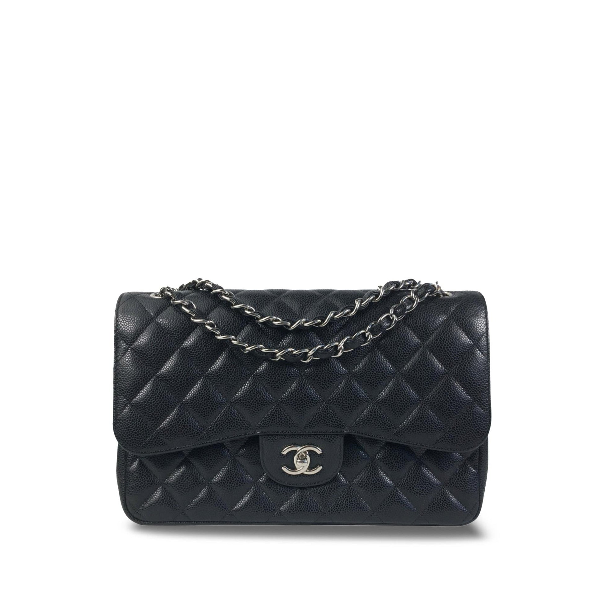 Chanel Jumbo Classic Caviar Double Flap SHG-Ci6Lg1 Handbag