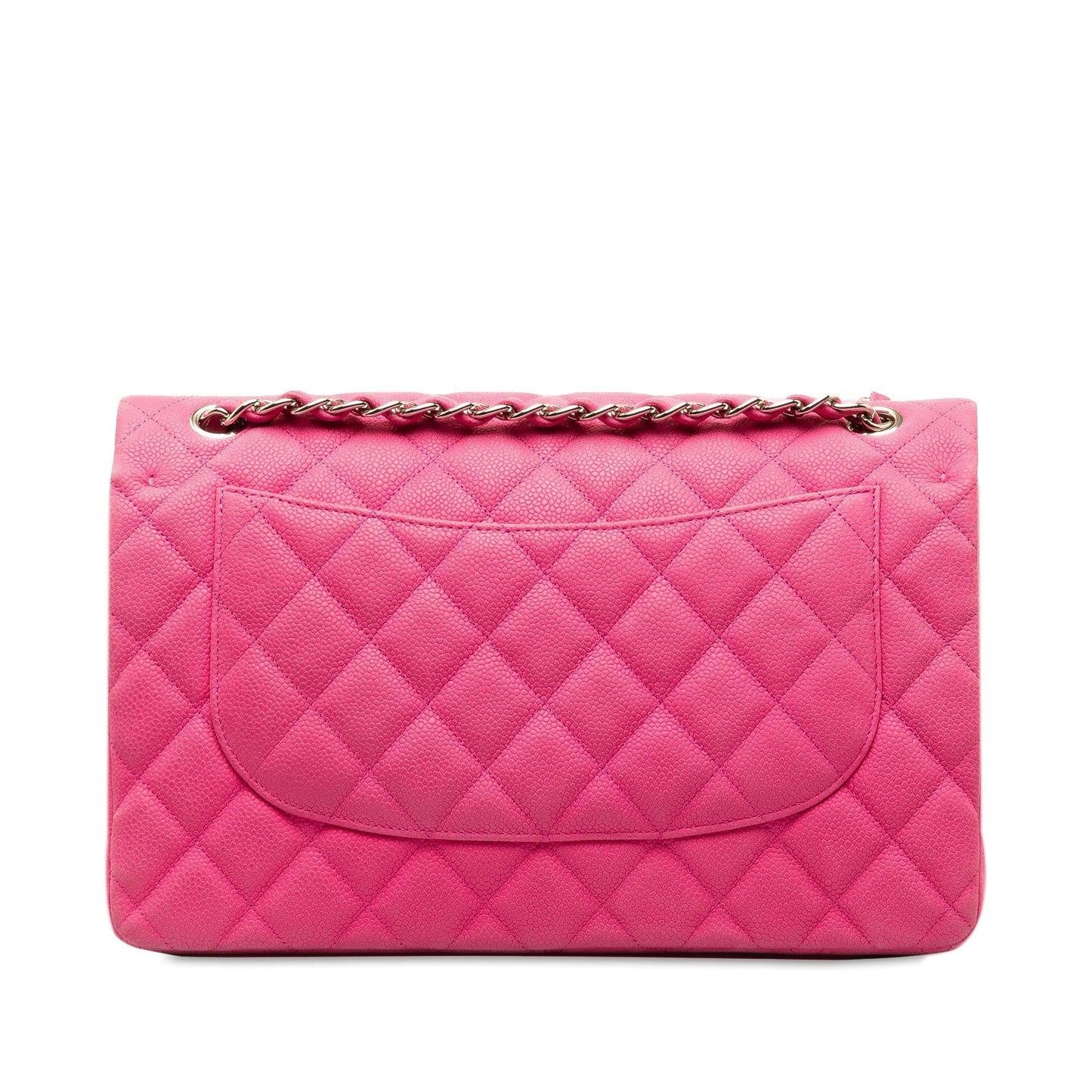 Chanel Jumbo Classic Caviar Double (SHG- ClhK) Handbag Denim Mini Jewelry