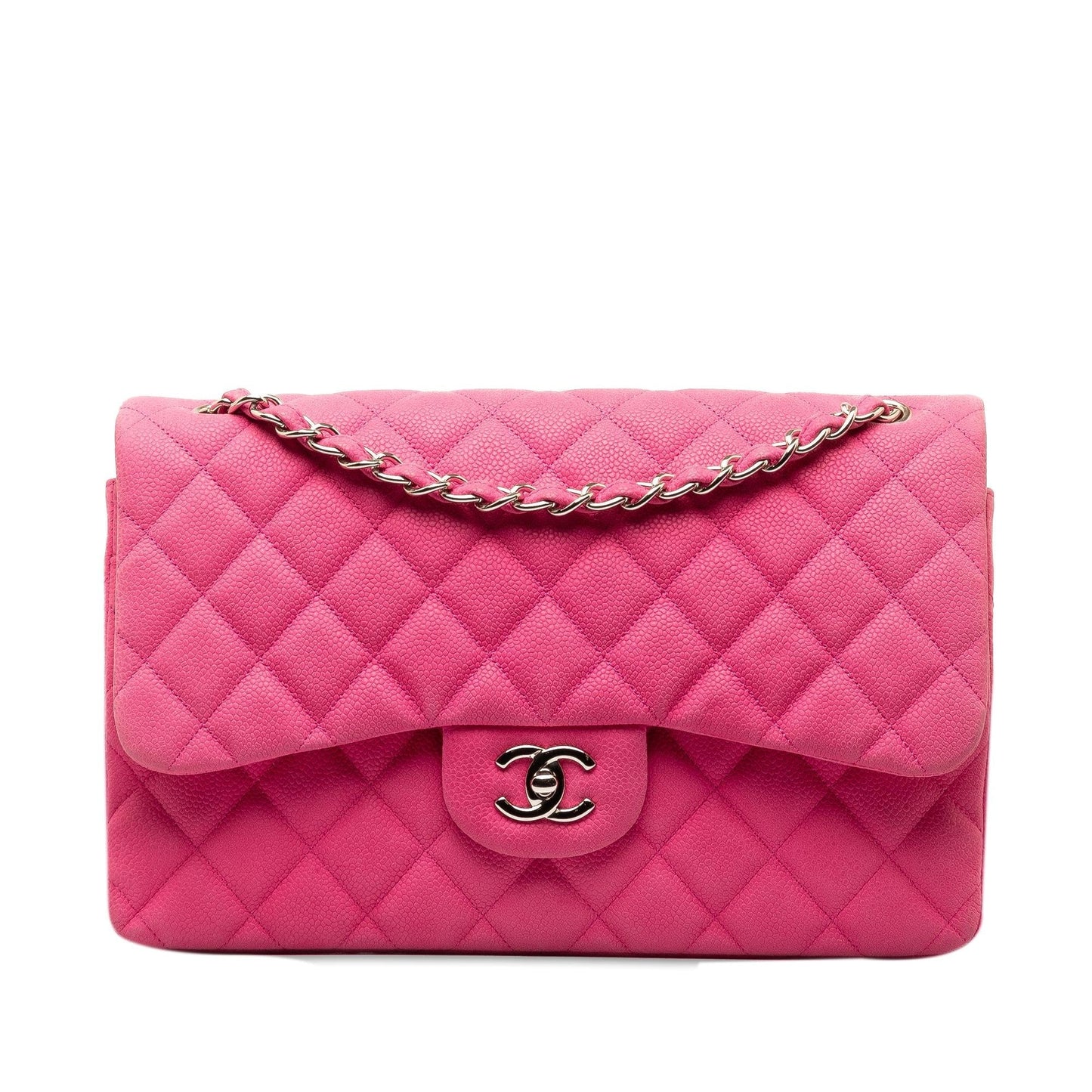 Chanel Jumbo Classic Caviar Double Flap SHG-AaClhK Handbag