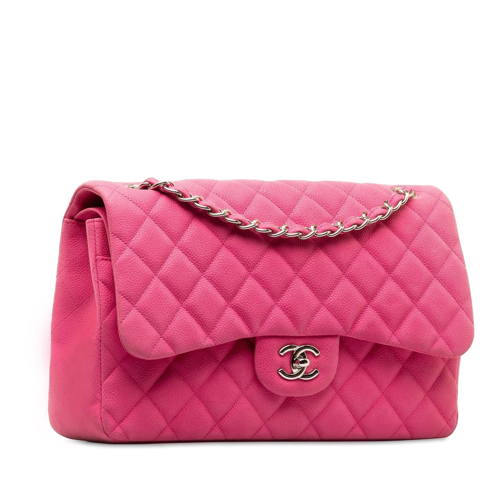 Chanel Jumbo Classic Caviar Double Flap SHG-AaClhK Handbag