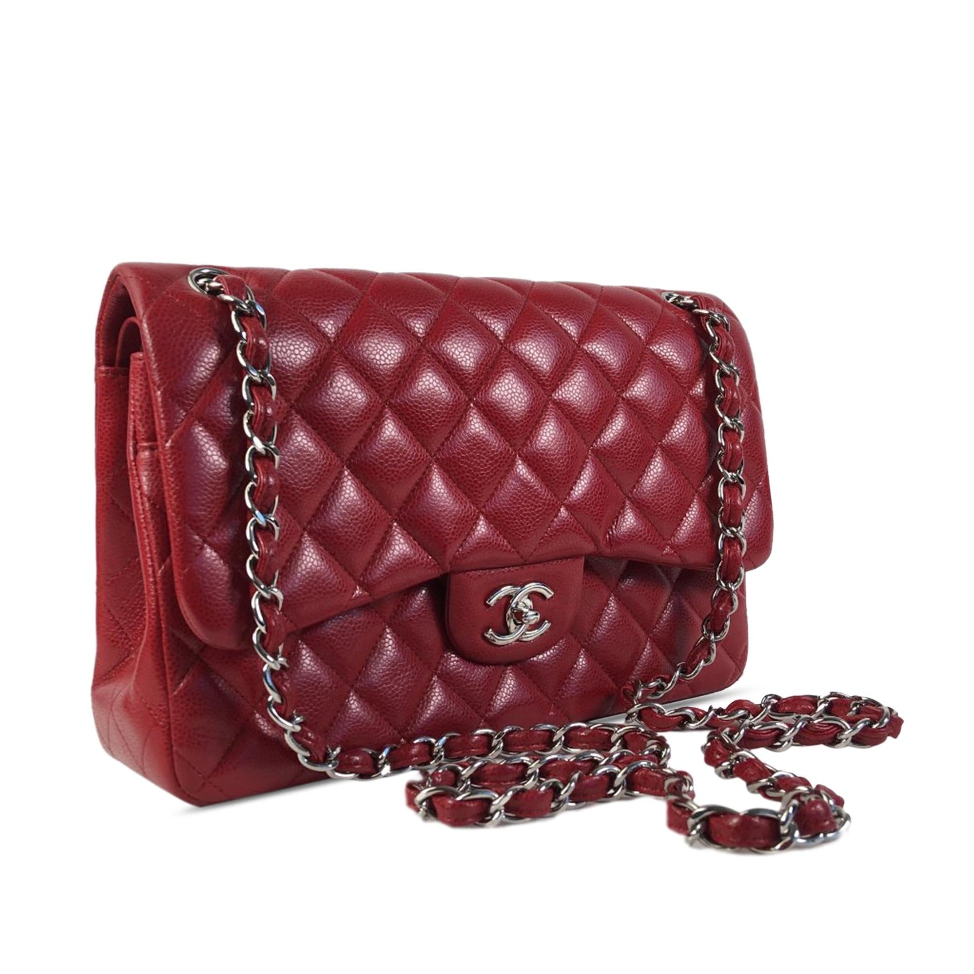 Chanel Jumbo Classic Caviar Double Flap SHG-mP5ILT Handbag