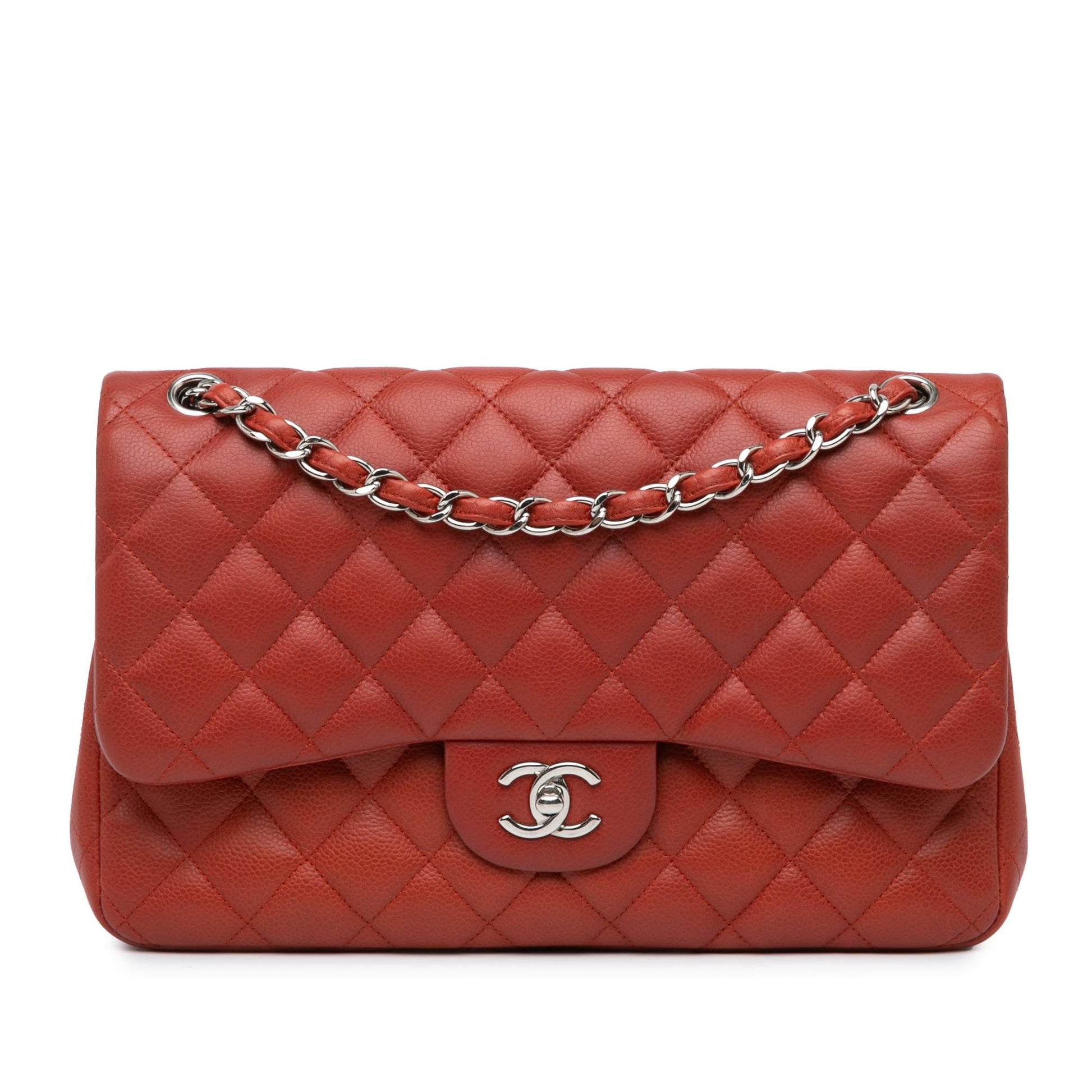 Chanel Jumbo Classic Caviar Double Flap Handbag Double Flap