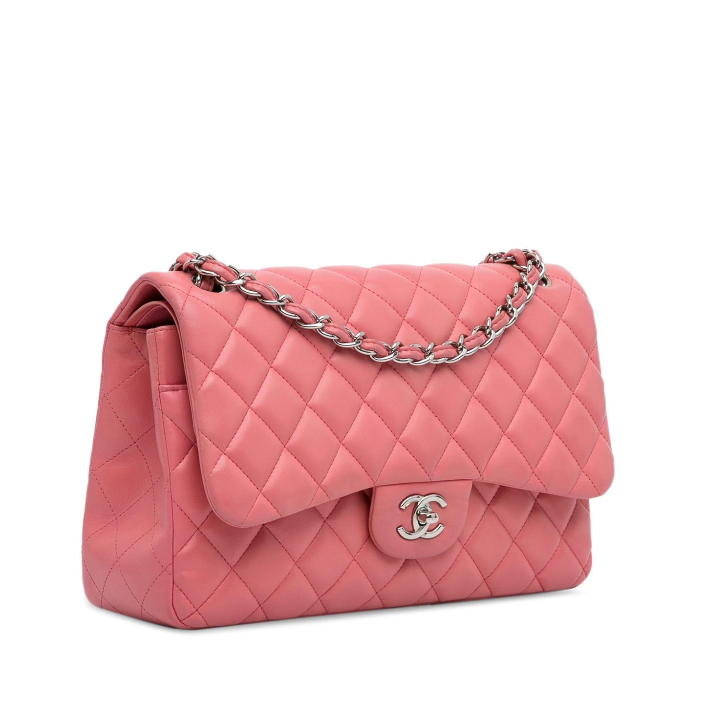 Chanel Jumbo Classic Lambskin Double Flap SHG-xG6IfV Handbag