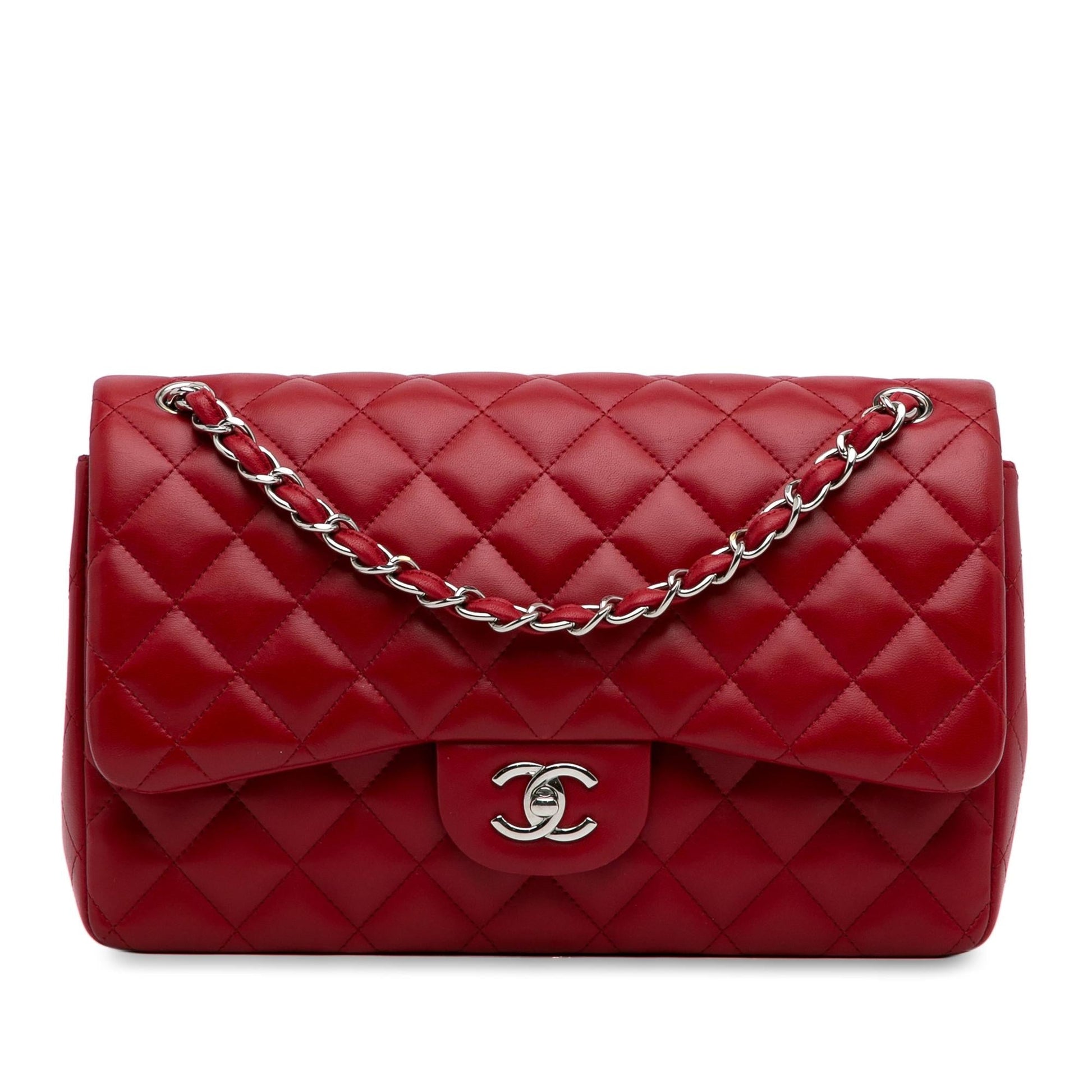 Chanel Jumbo Classic Lambskin Double Flap SHG-47eMtg Handbag