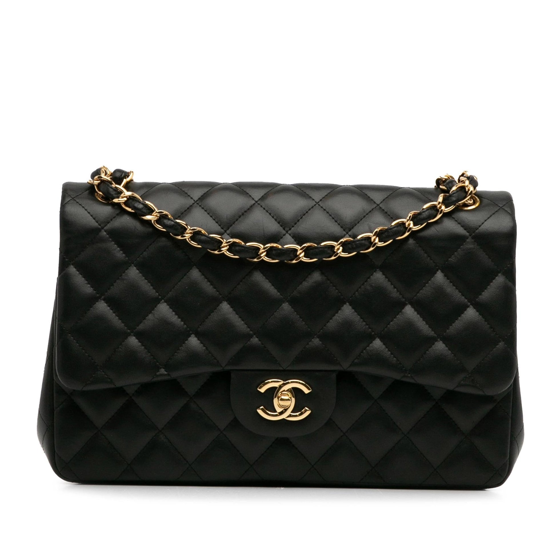 Chanel Jumbo Classic Lambskin Double Flap SHG-IxfEjr Handbag
