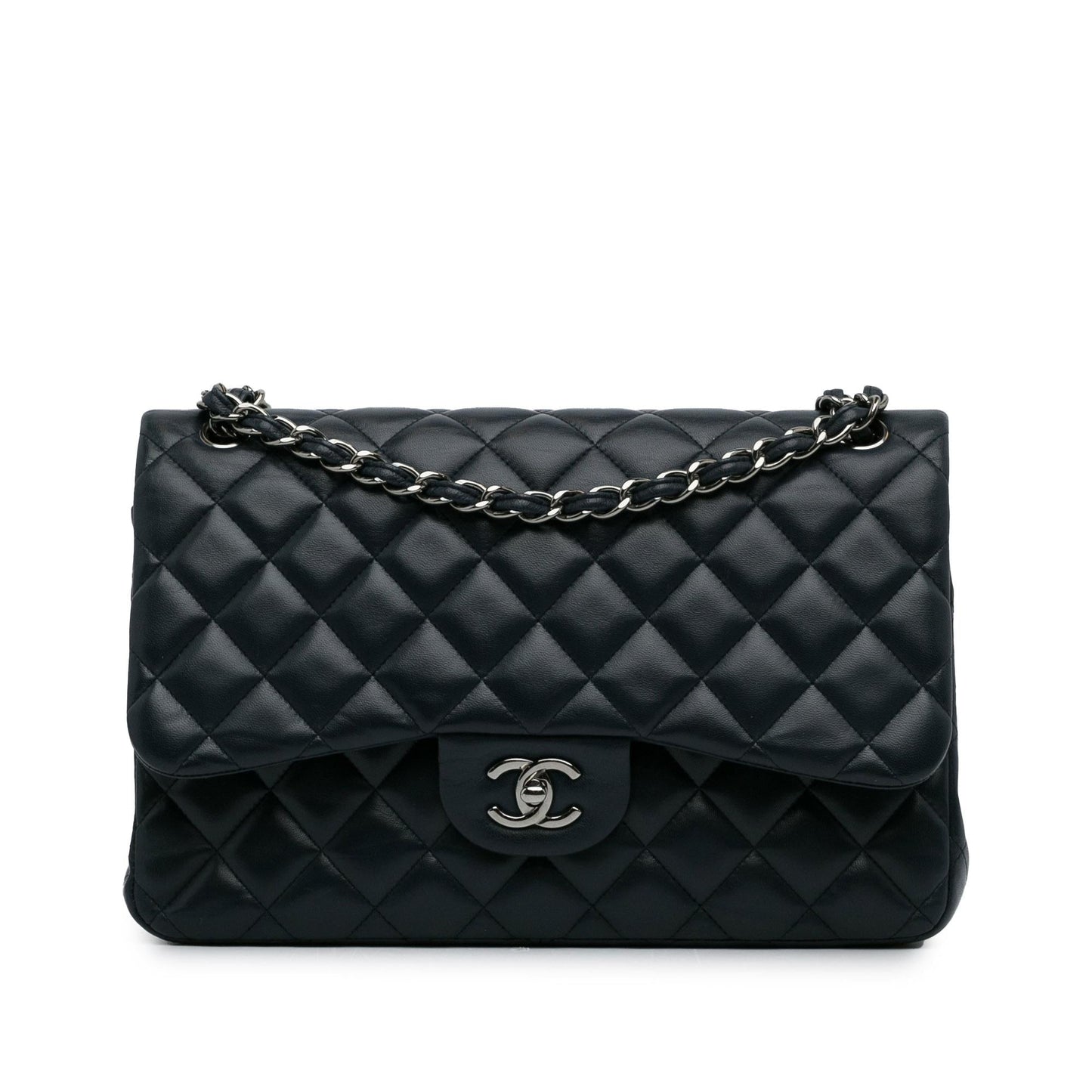 Chanel Jumbo Classic Lambskin Double Flap SHG-BuJDKE Handbag