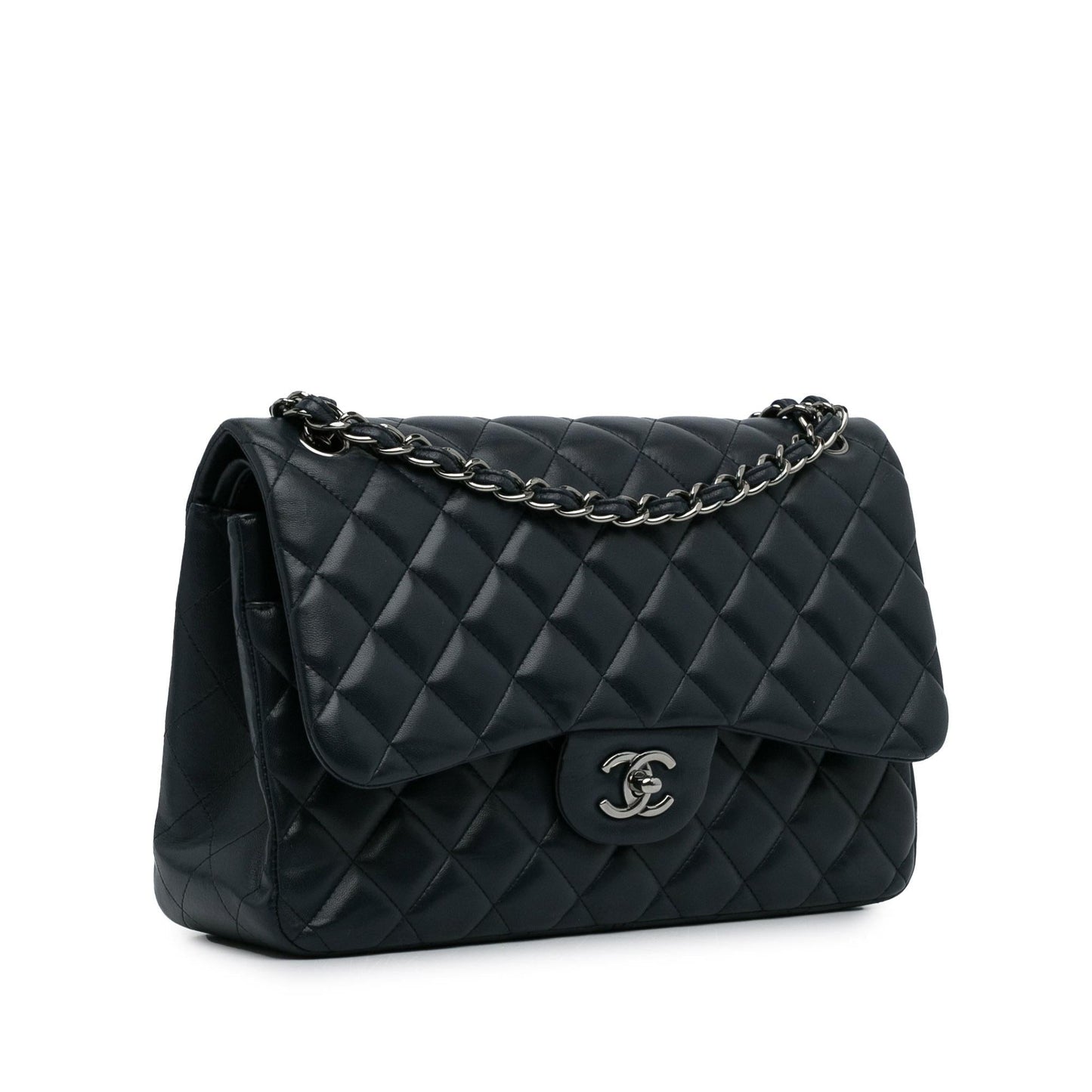 Chanel Jumbo Classic Lambskin Double Flap SHG-BuJDKE Handbag