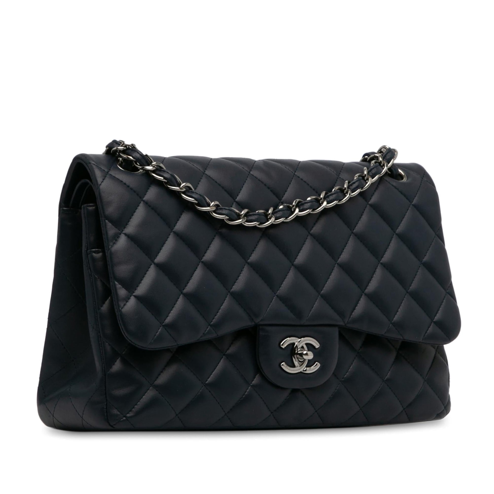 Chanel Jumbo Classic Lambskin Double Flap SHG-6ybnBt Handbag