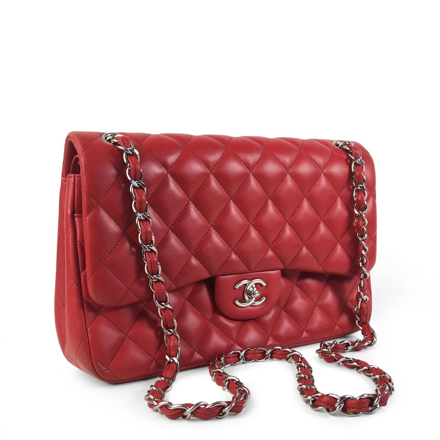 Chanel Jumbo Classic Lambskin Double Flap SHG-430UAz Handbag