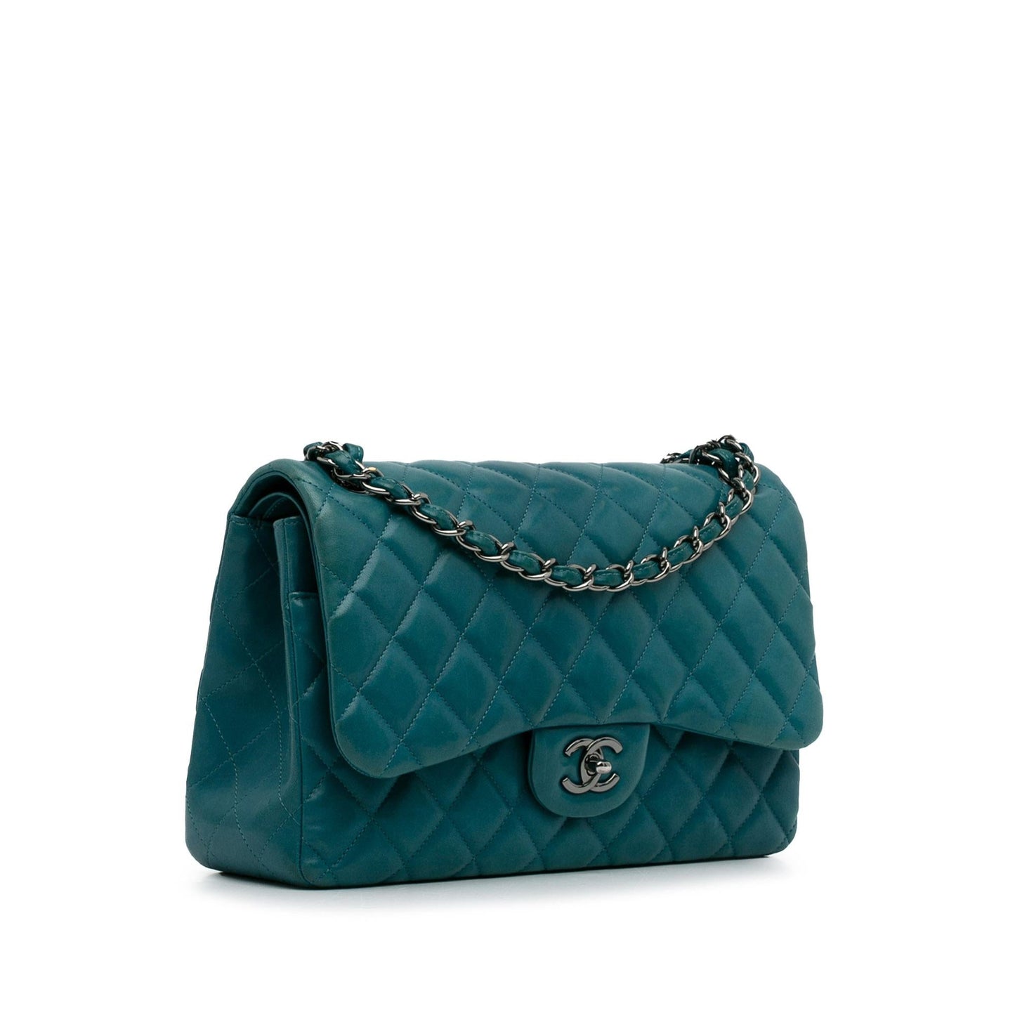 Chanel Jumbo Classic Lambskin Double Flap SHG-UbnuTf Handbag