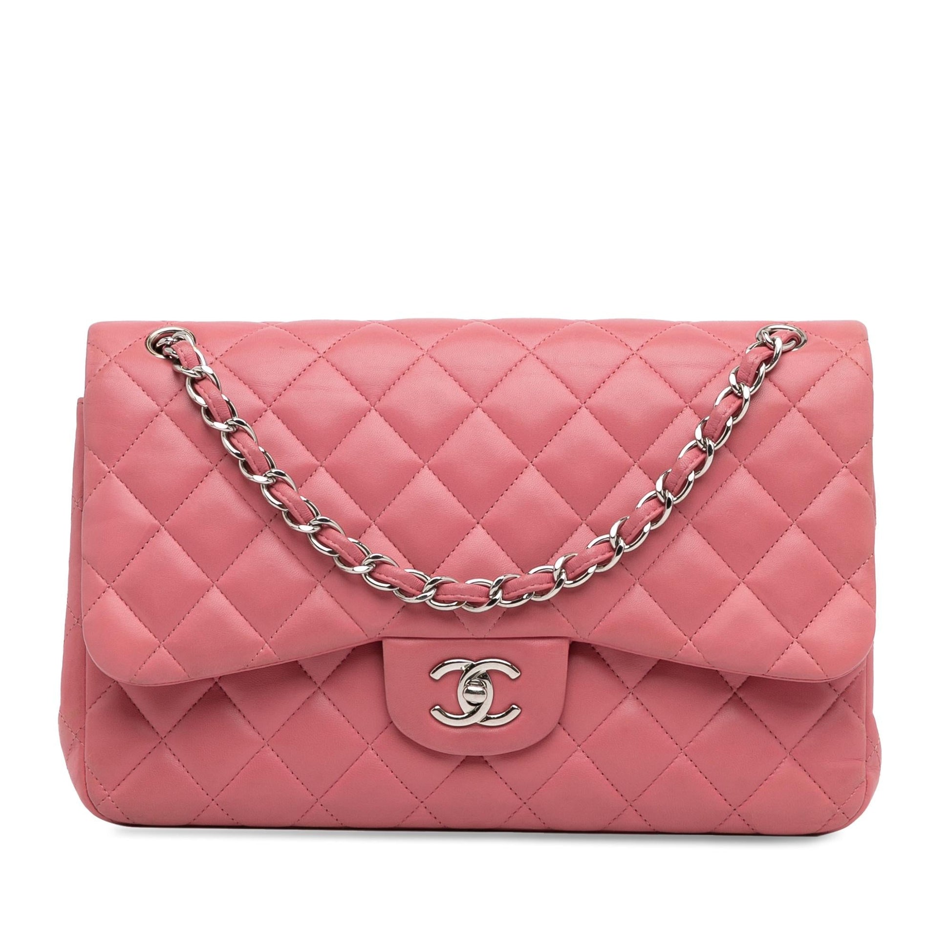 Chanel Jumbo Classic Lambskin Double Flap SHG-5so0eX Handbag