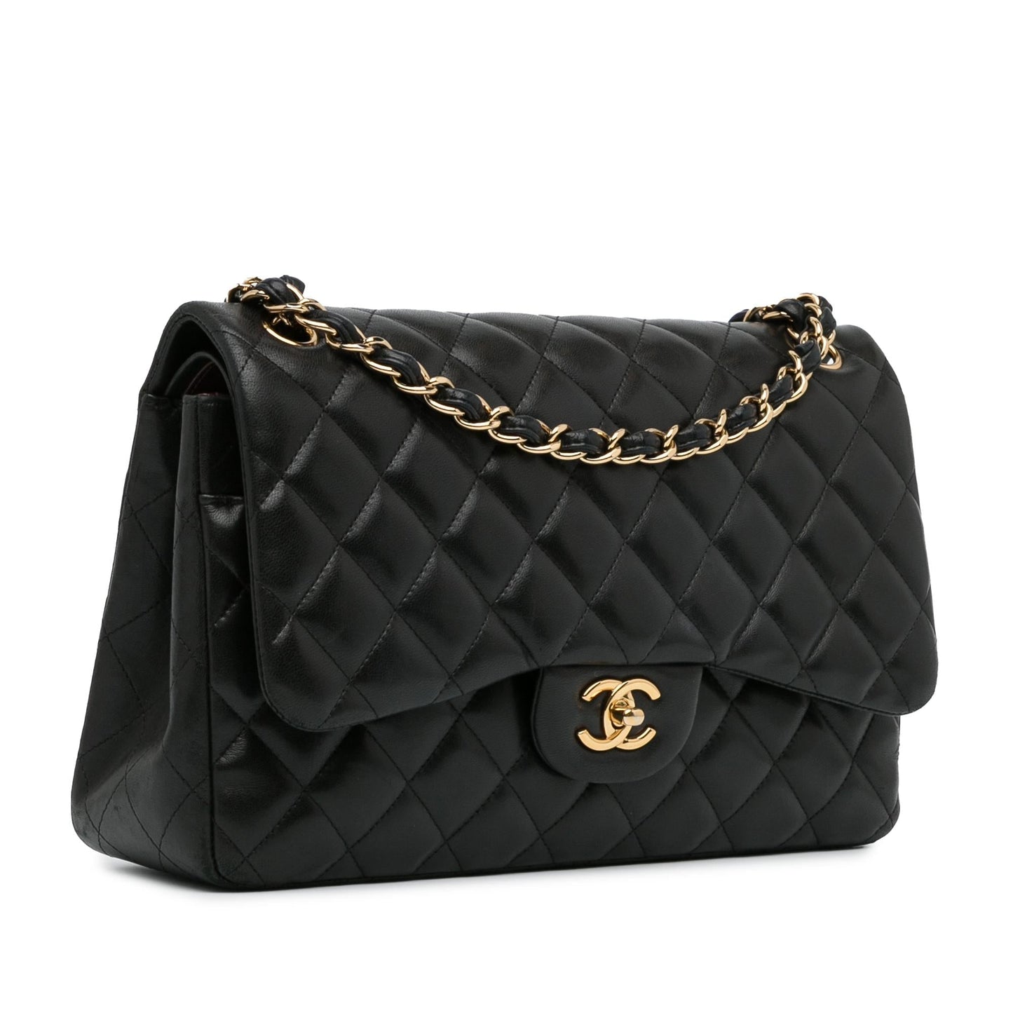 Chanel Jumbo Classic Lambskin Double Flap SHG-yj9hwp Handbag