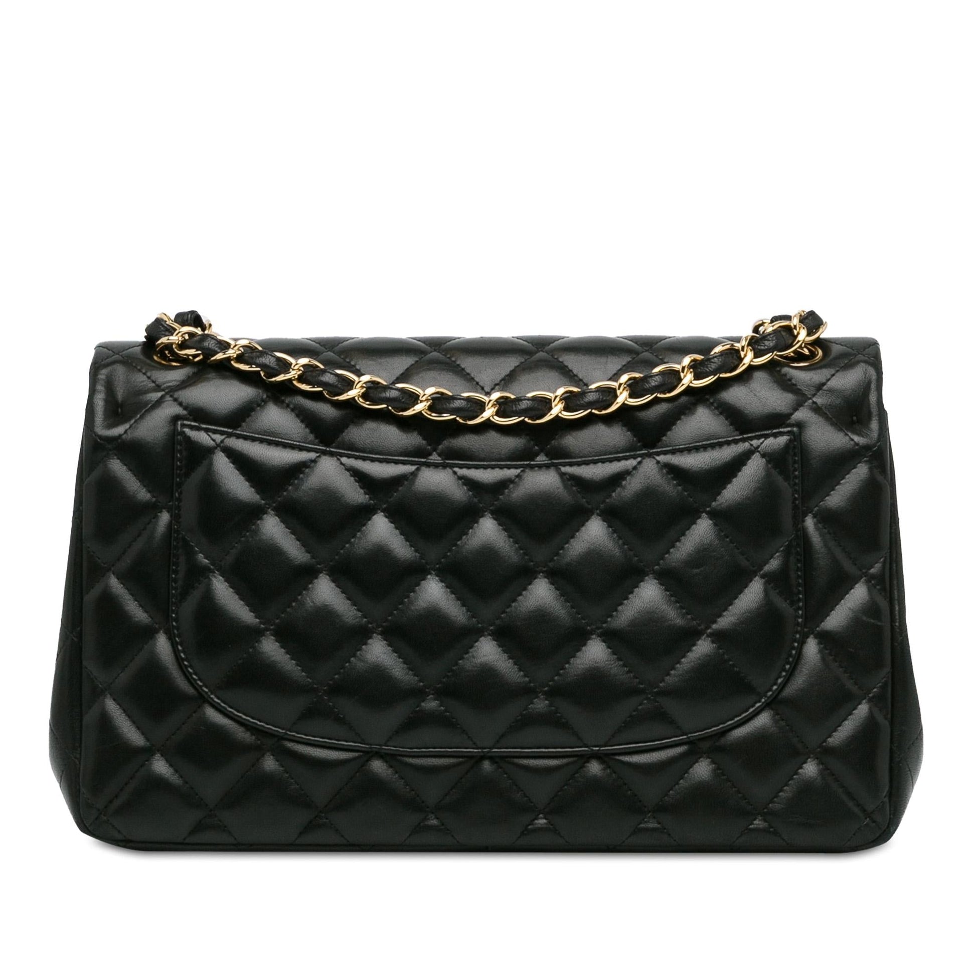 Chanel Jumbo Classic Lambskin Double Flap SHG-dnuKsy Handbag
