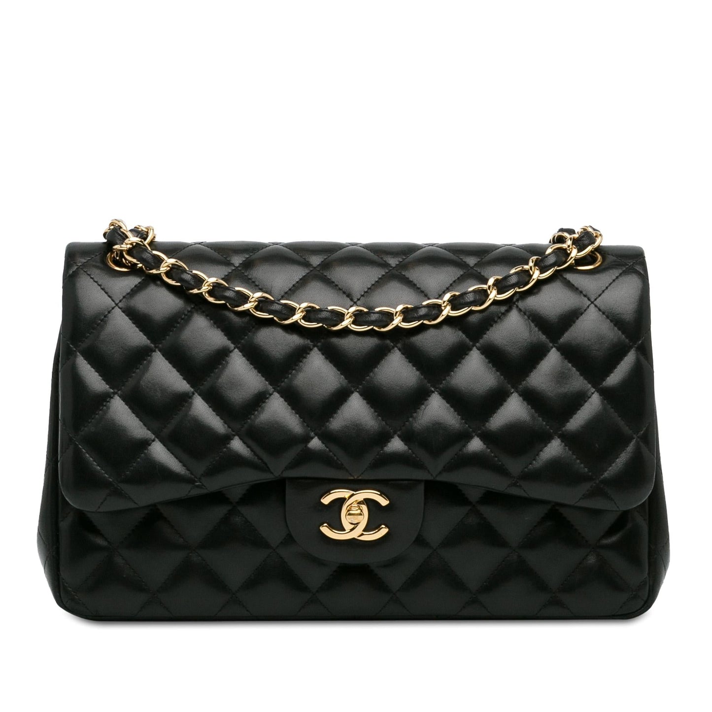 Chanel Jumbo Classic Lambskin Double Flap SHG-dnuKsy Handbag