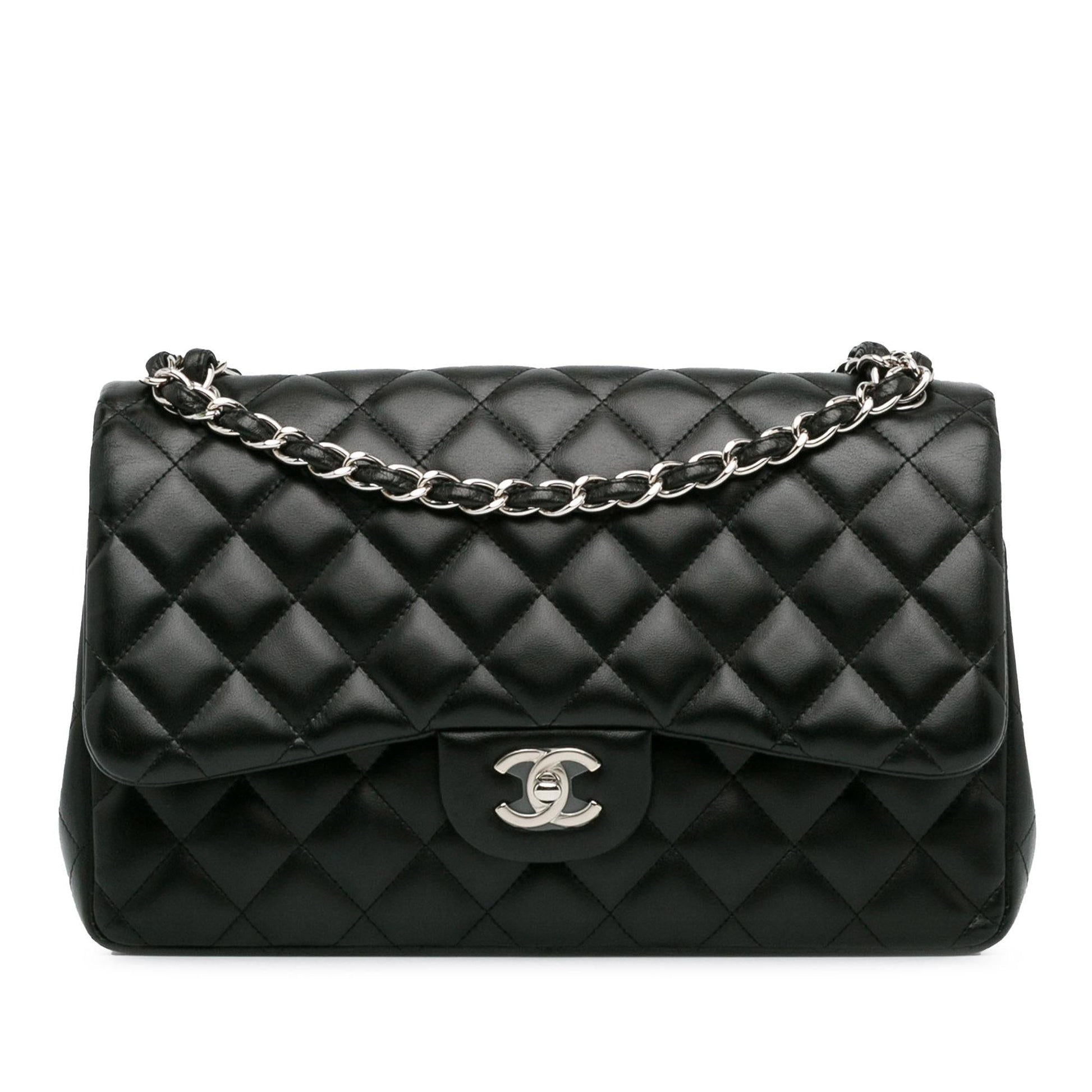 Chanel Jumbo Classic Lambskin Double Flap SHG-WX0kkI Handbag