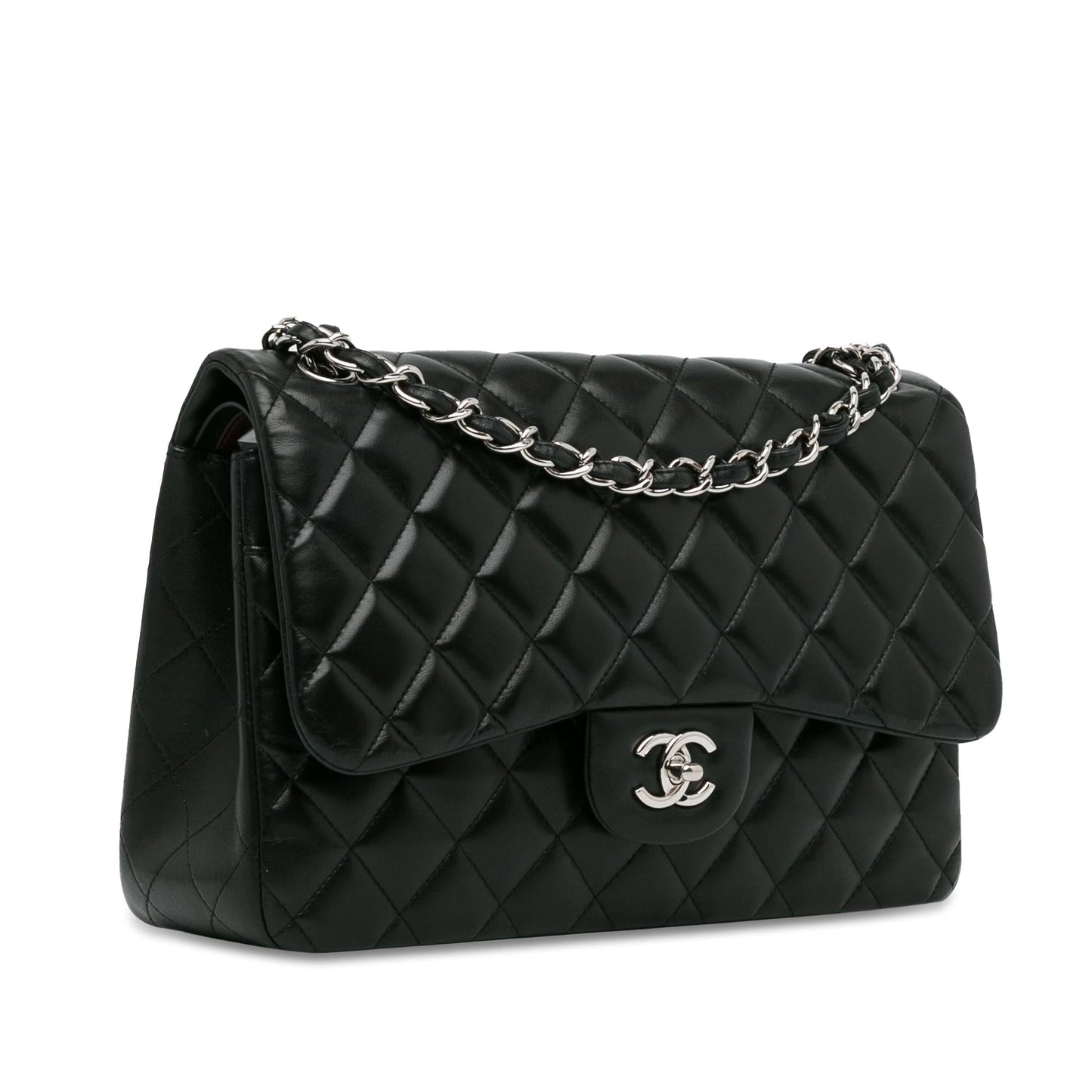 Chanel Jumbo Classic Lambskin Double Flap SHG-KQtcrc Handbag