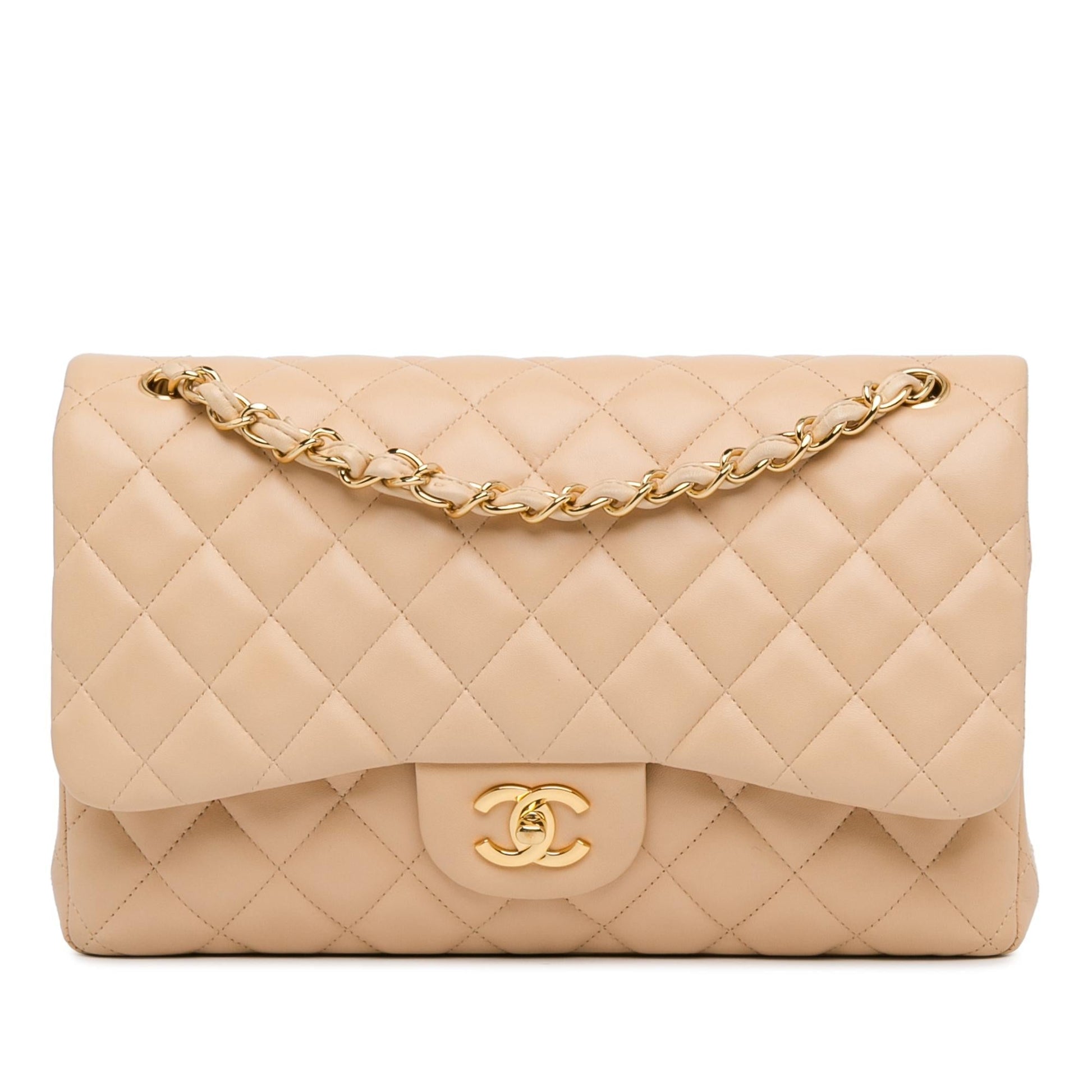 Chanel Jumbo Classic Lambskin Double Flap SHG-FtOyqZ Handbag
