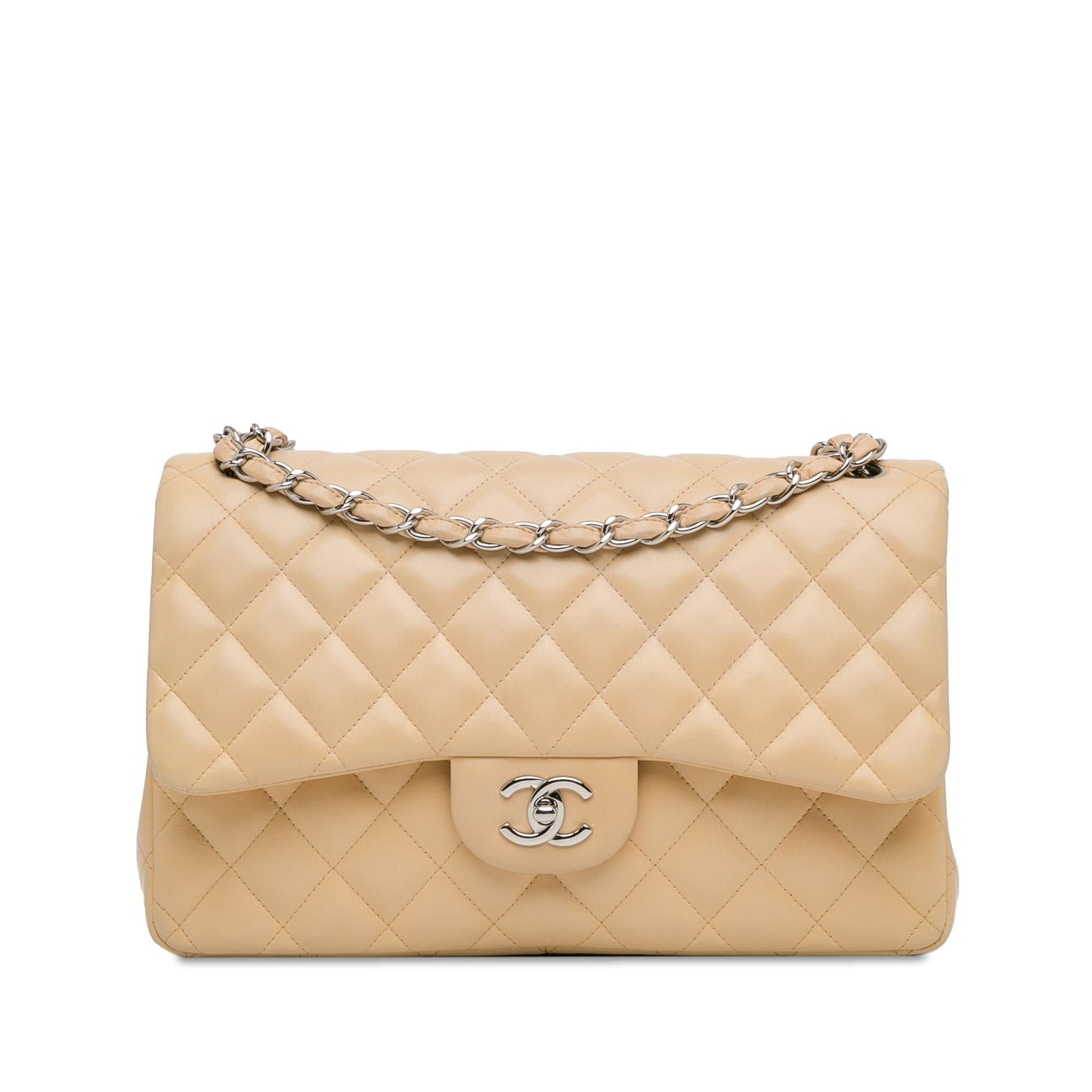 Chanel Jumbo Classic Lambskin Double Flap SHG-DmoPIa Handbag
