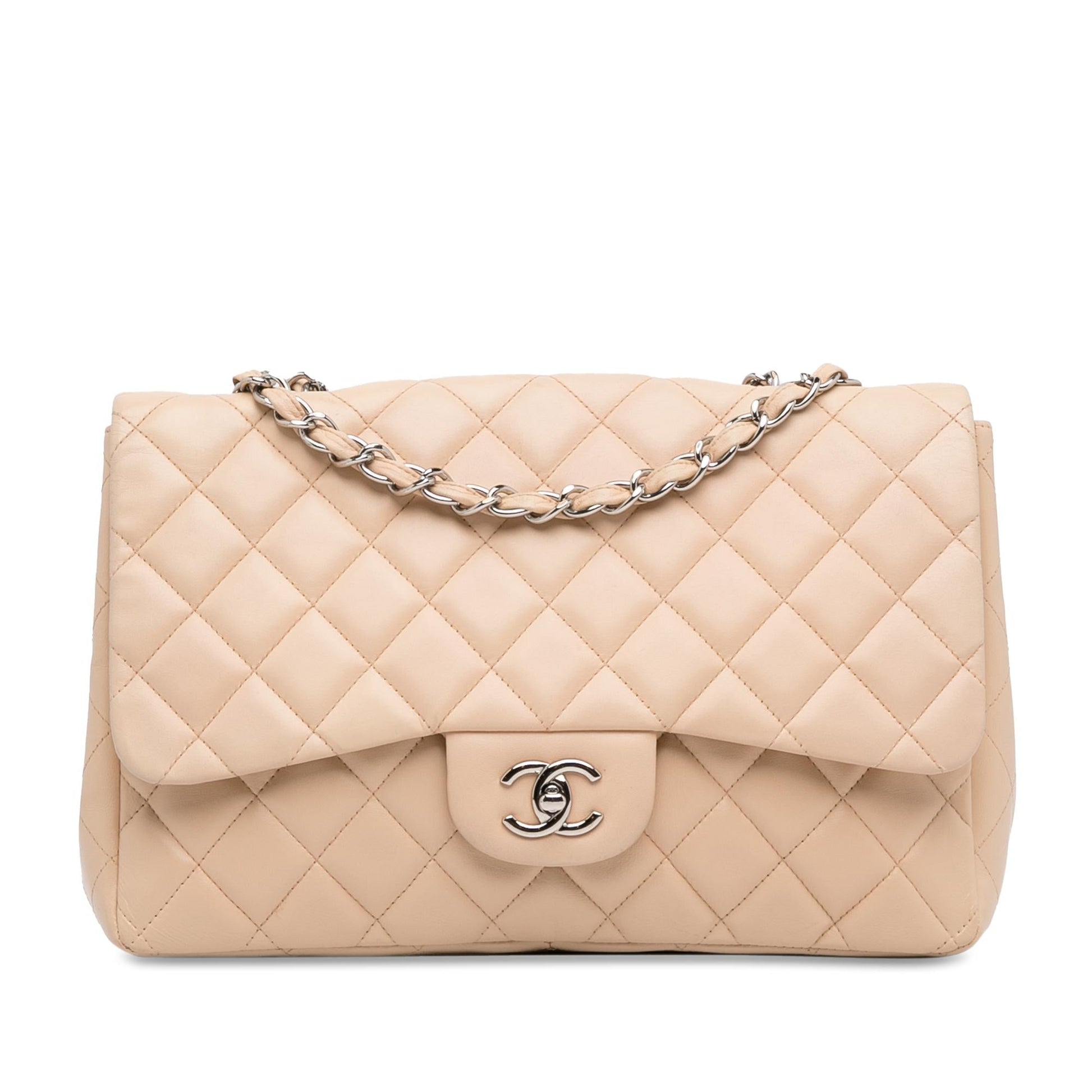 Chanel Jumbo Classic Lambskin Single Flap SHG-gKWzLM Handbag