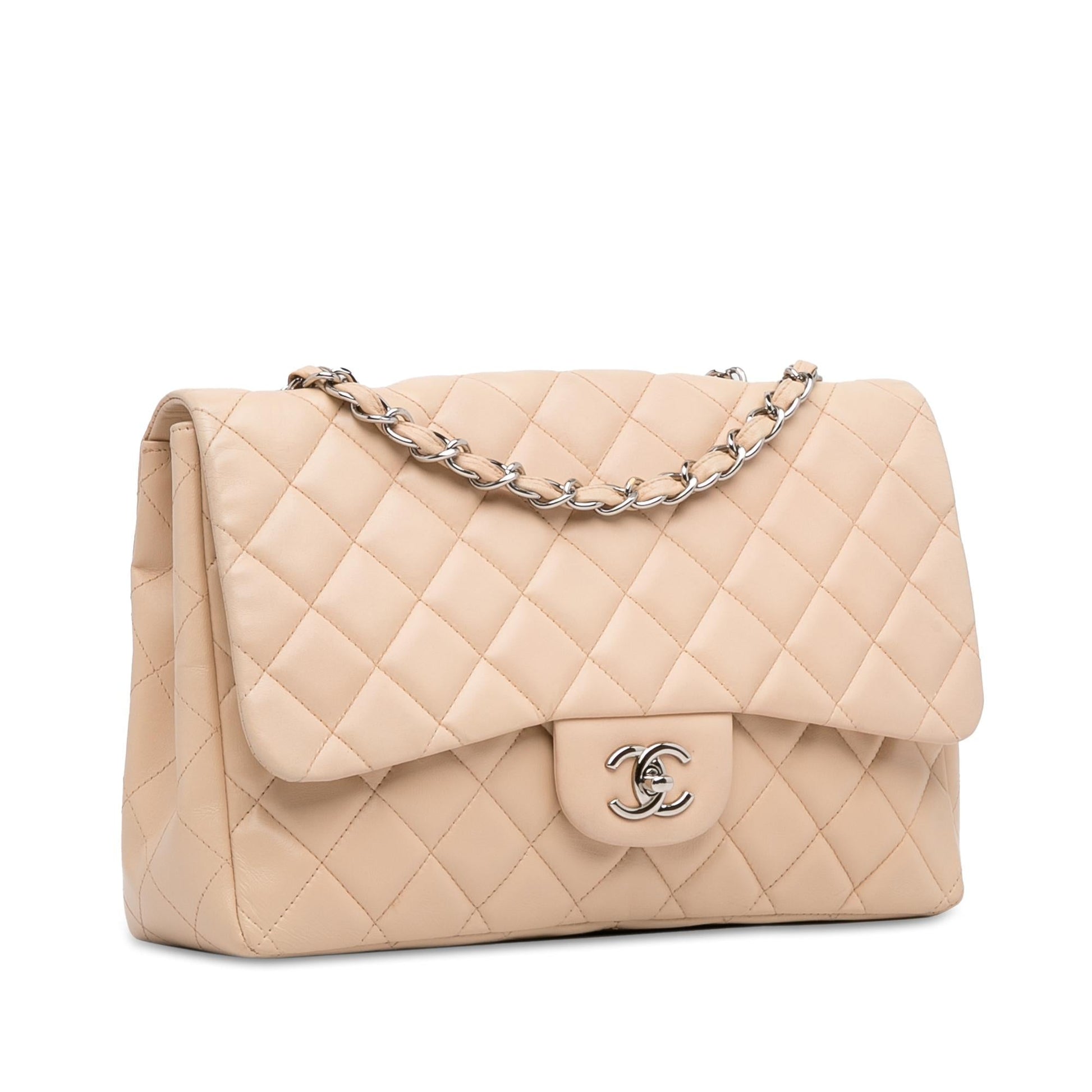 Chanel Jumbo Classic Lambskin Single Flap SHG-gKWzLM Handbag