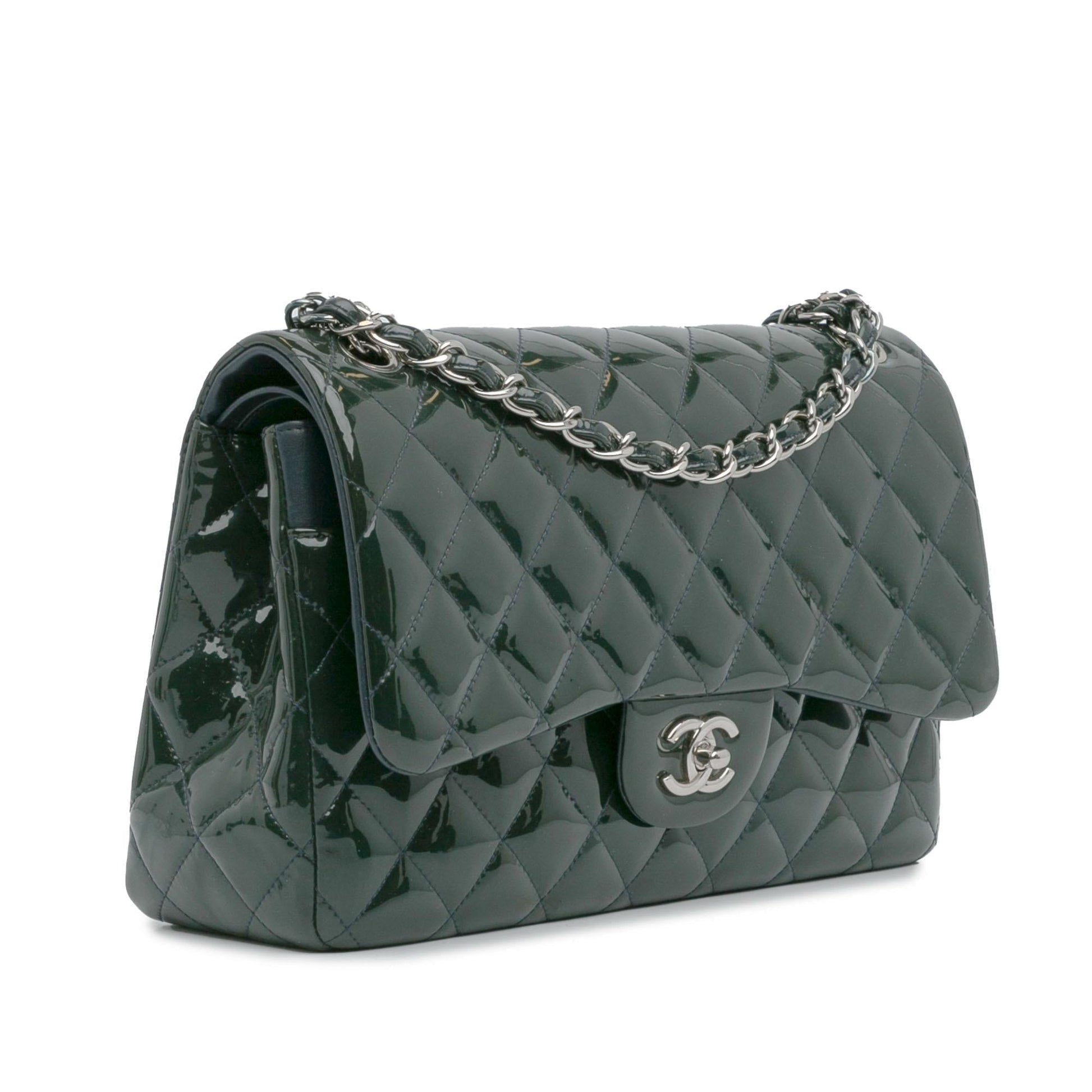Chanel Jumbo Classic Patent Double Flap SHG-tIs8iI Handbag