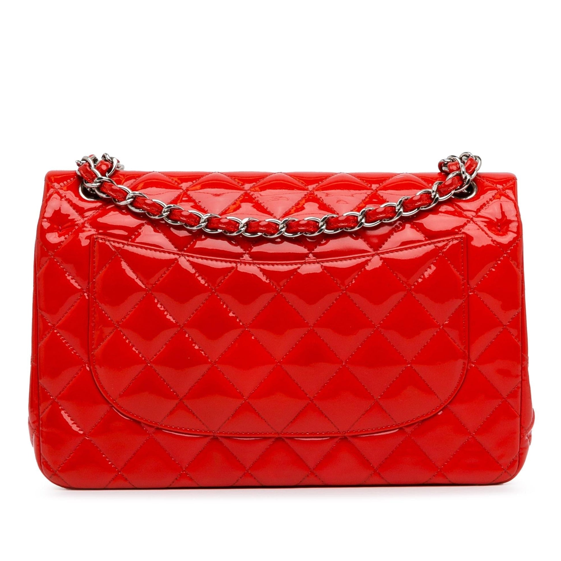 Chanel Jumbo Classic Patent Double Flap SHG-Pg0nJy Handbag
