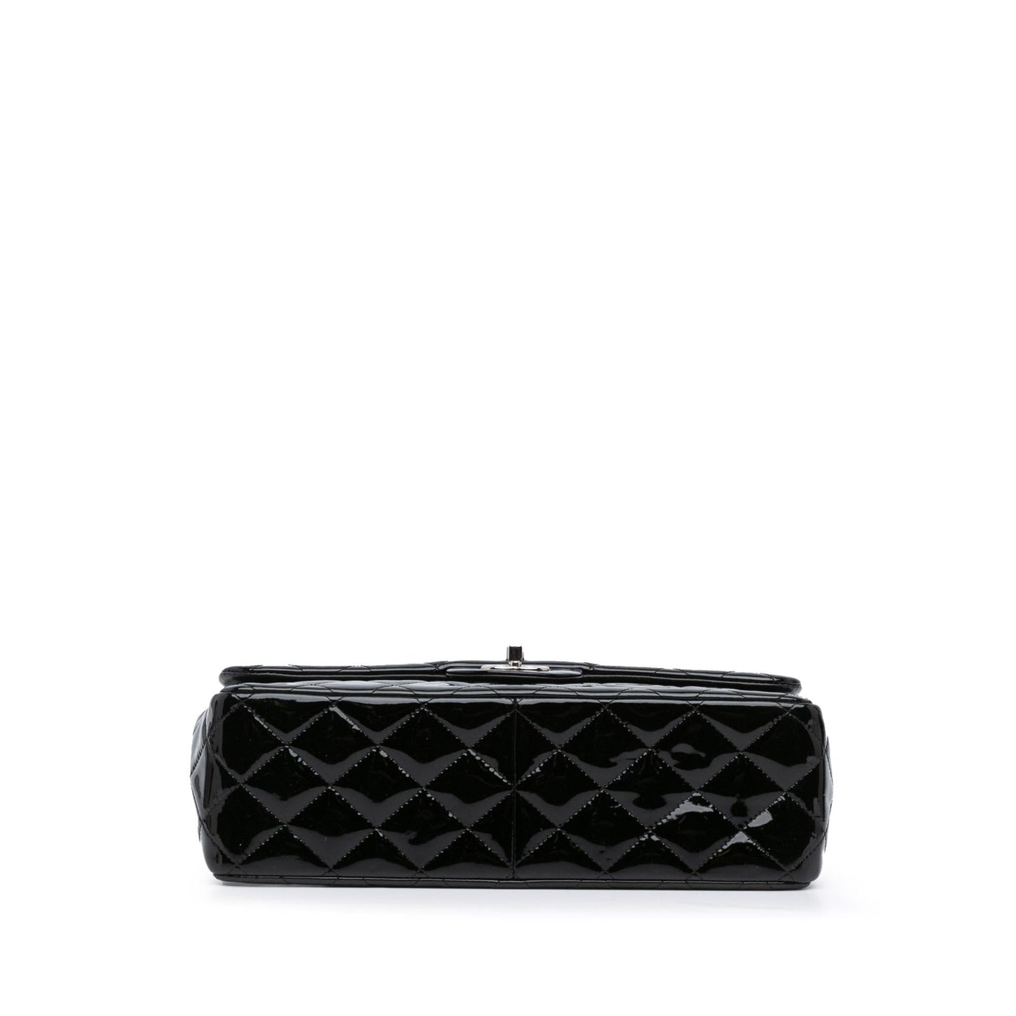 Chanel Jumbo Classic Patent Double Flap Handbag Shg G1Q8Jc