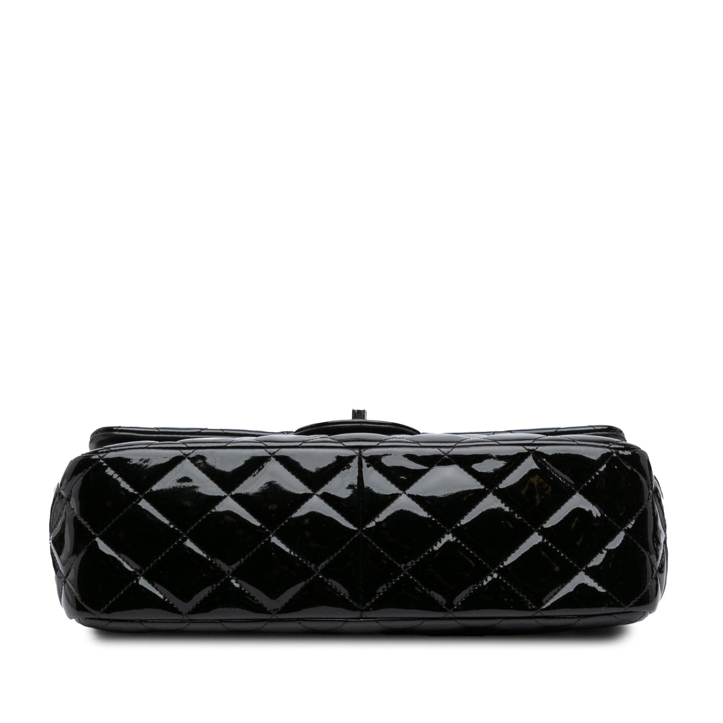 Chanel Jumbo Classic Patent Double Flap Handbag Shg Eyzcff
