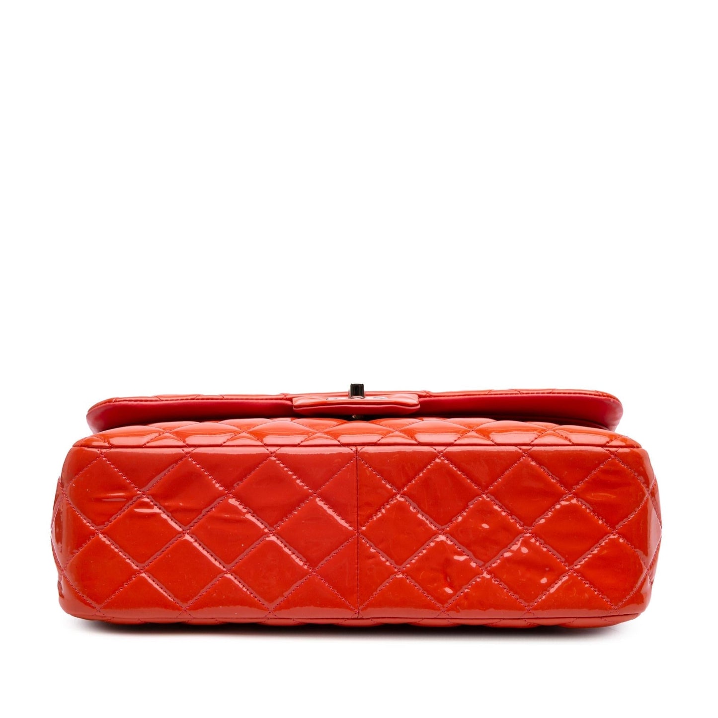 Chanel Jumbo Classic Patent Double Flap Handbag Flap 6