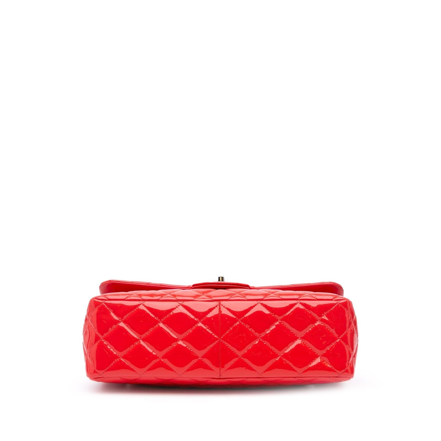 Chanel Jumbo Classic Patent Double Flap Handbag Flap 4