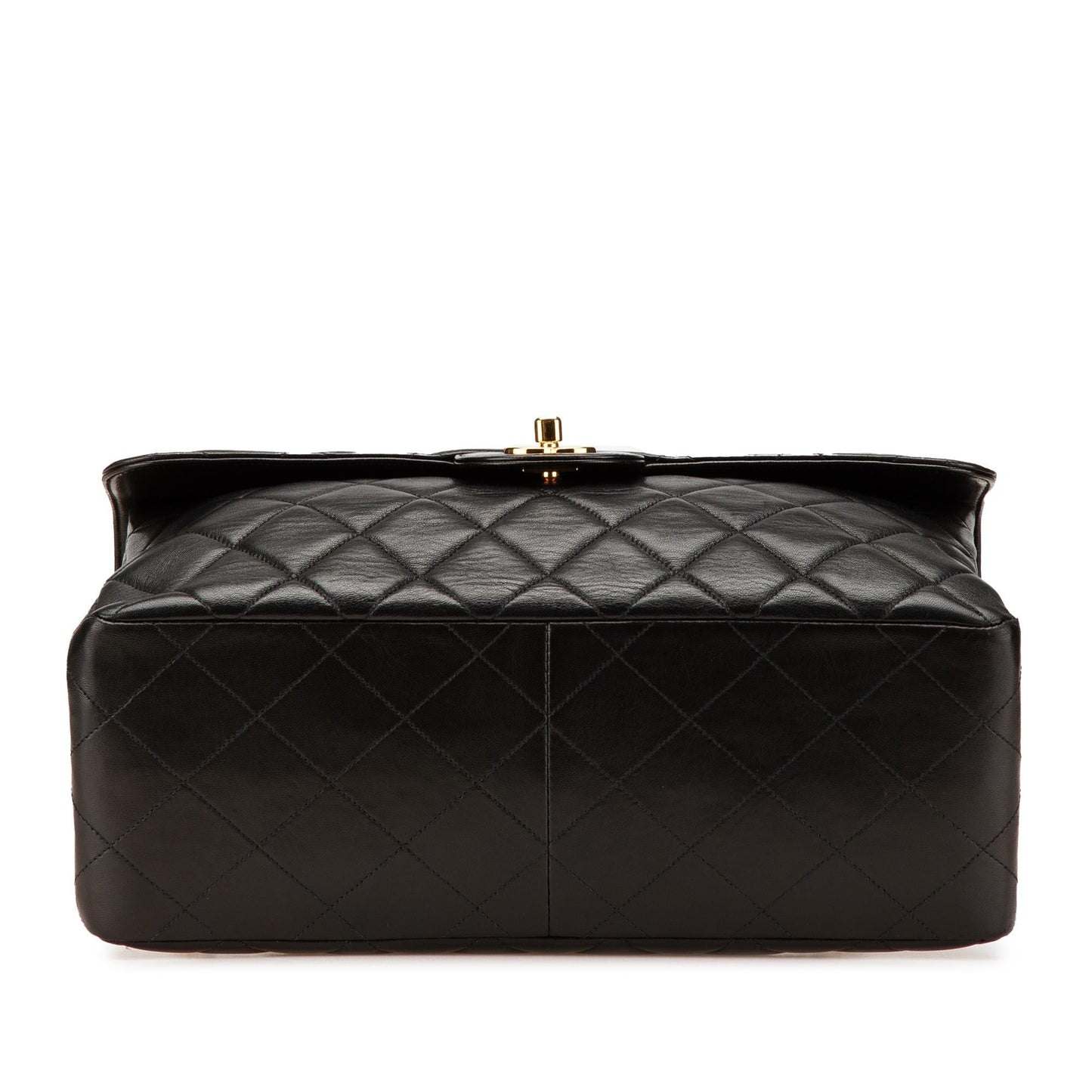 Chanel Jumbo Lambskin Double Sided Flap Handbag Sided Flap