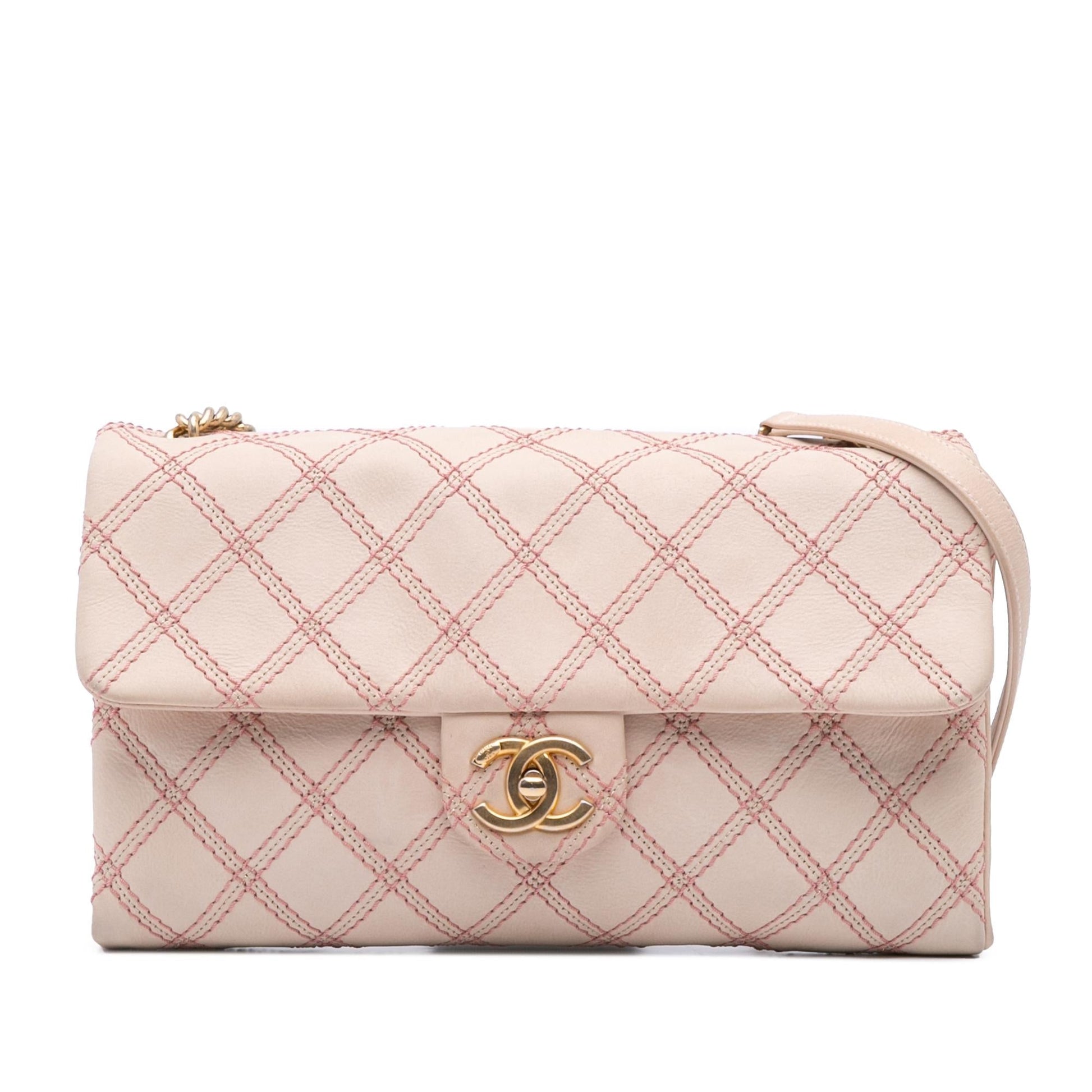 Chanel Jumbo Quilted Calfskin Triple Stitched Flap Handbag Flap 1
