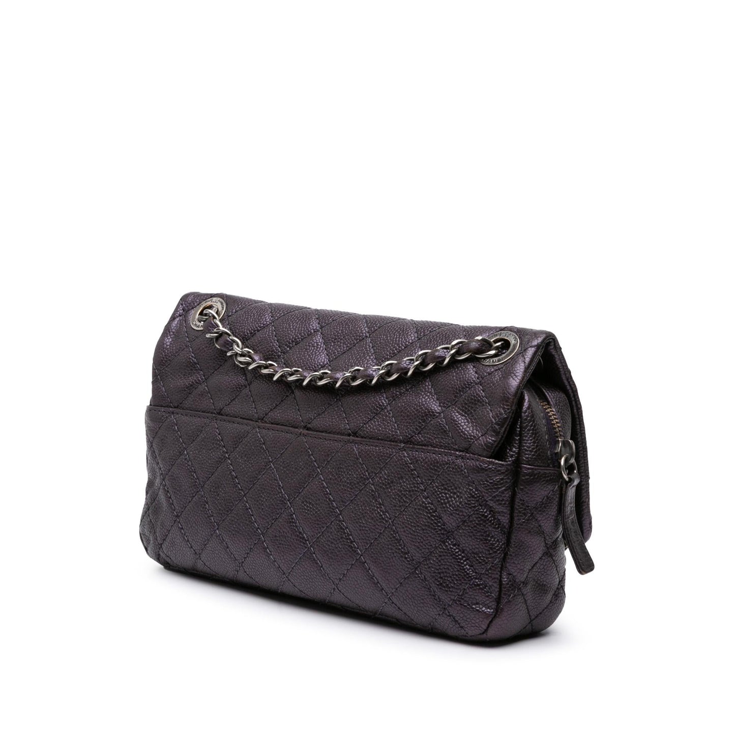 Chanel Jumbo Quilted Caviar Easy Flap Handbag Flap 1