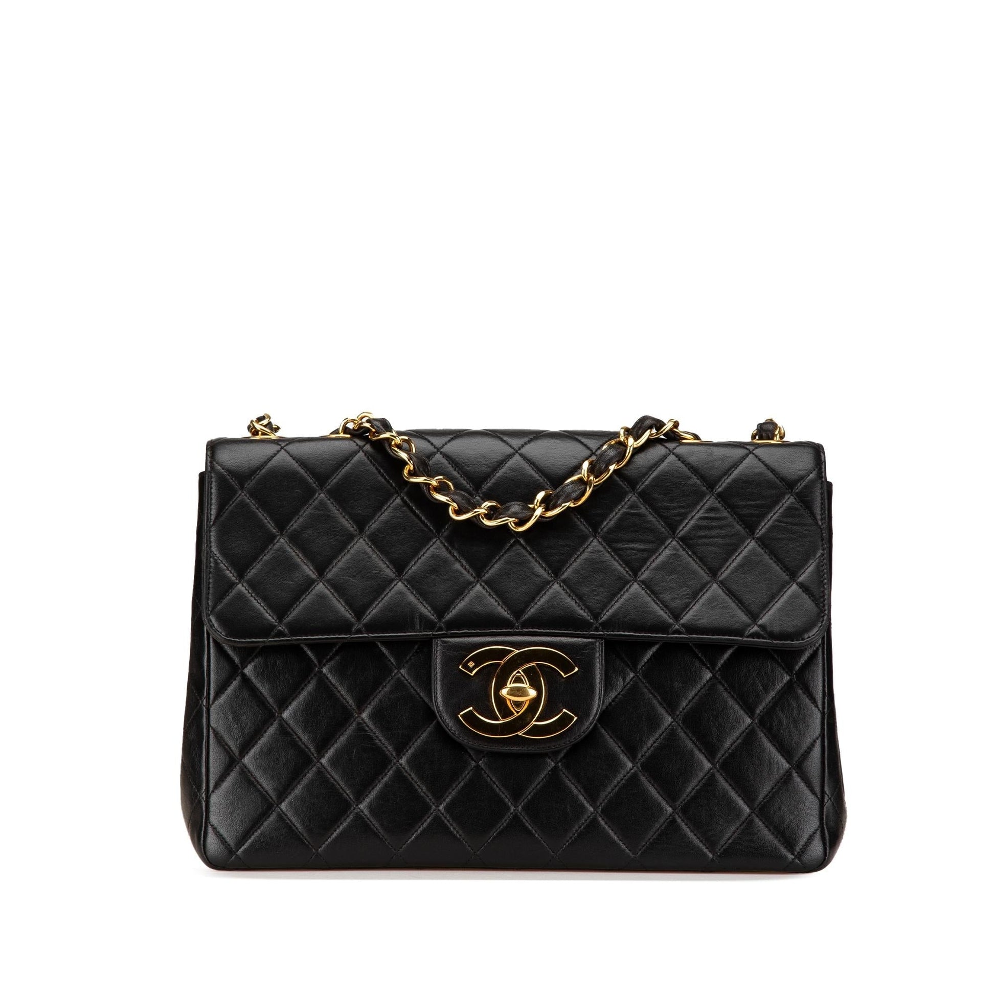 Chanel Jumbo XL Classic Lambskin Single Flap Handbag