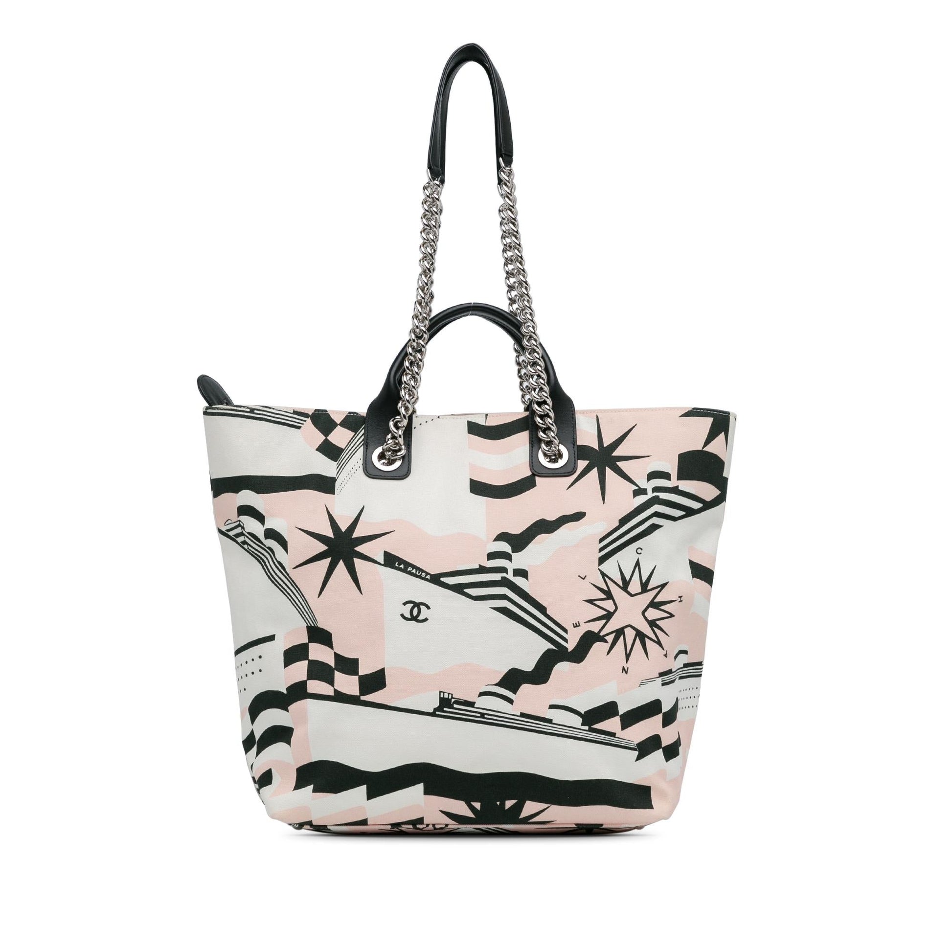 Chanel La Pausa Bay Shopping SHG-VMMPHk Tote Bag