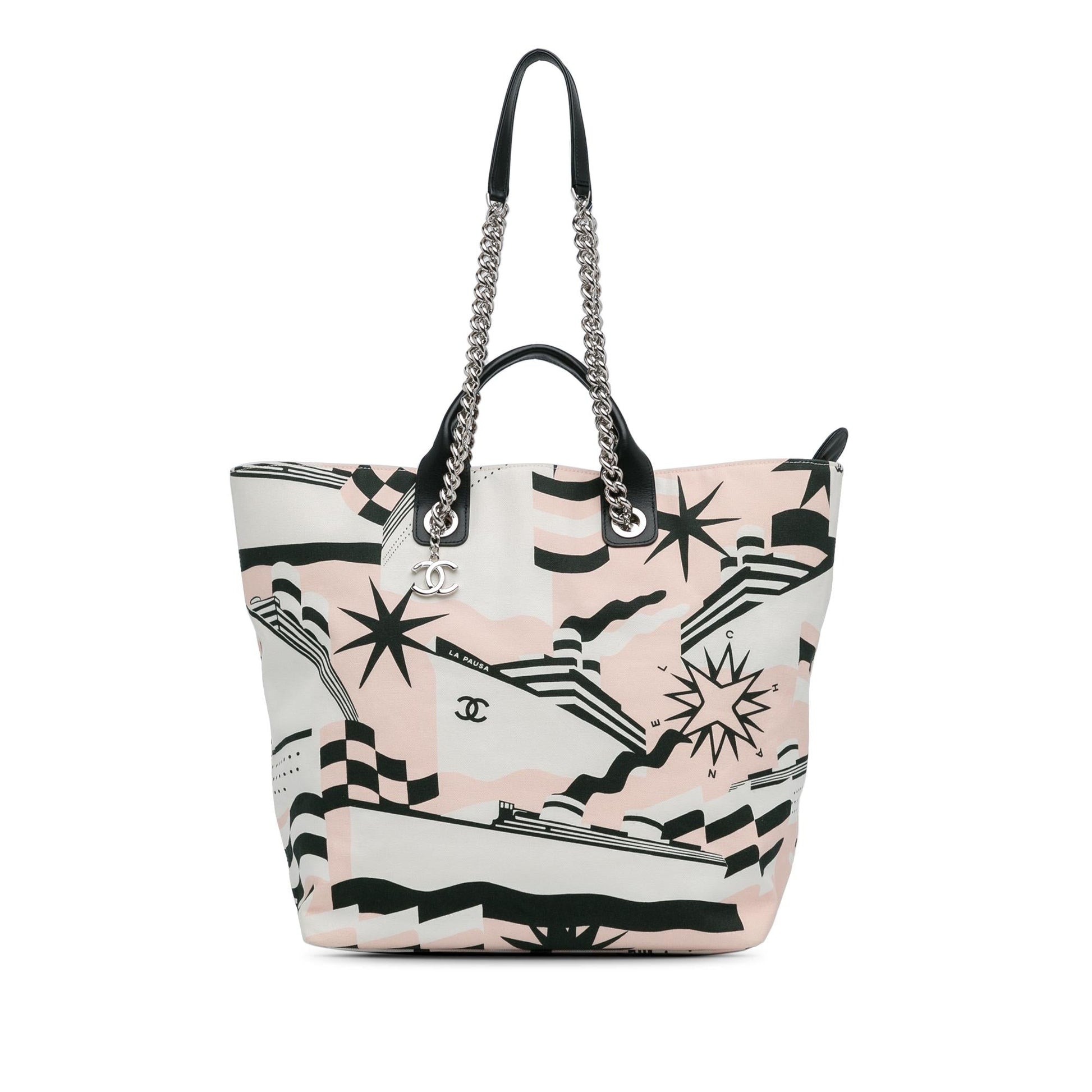 Chanel La Pausa Bay Shopping SHG-VMMPHk Tote Bag