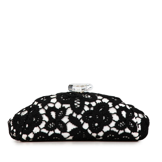 Chanel Lace Timeless Perfume Bottle Top SHG-HZO0g0 Clutch Bag