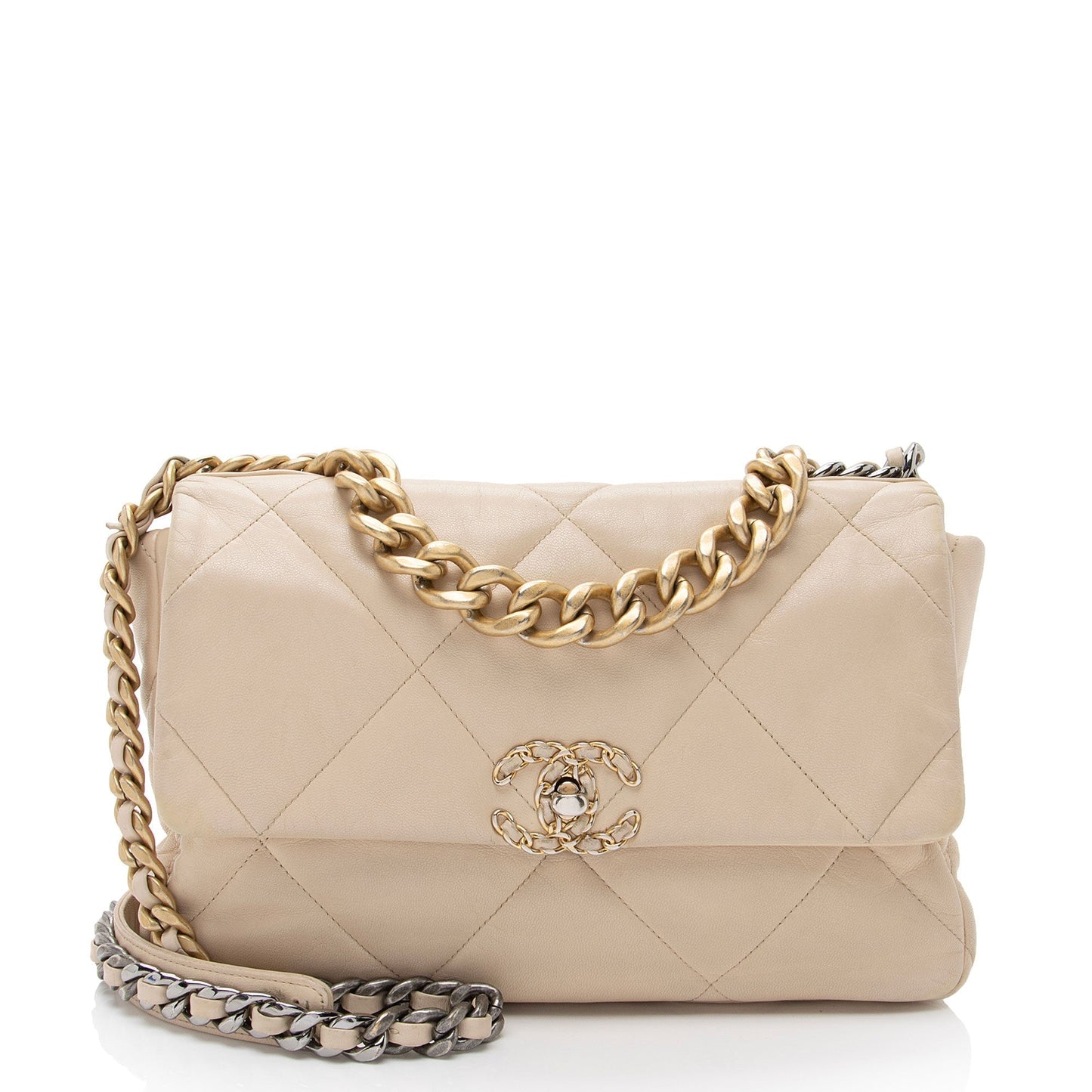 Chanel Lambskin 19 Flap SHF-EujpYA Shoulder Bag