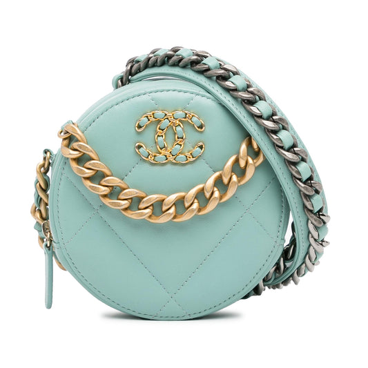 Chanel Lambskin 19 Round SHG-LNLH4i Clutch Bag