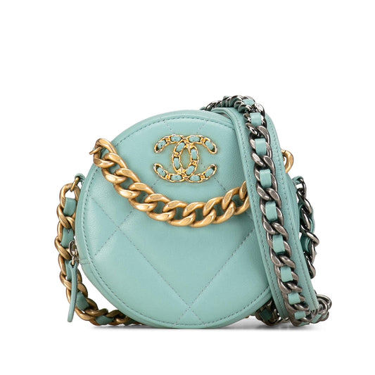 Chanel Lambskin 19 Round SHG-wwM52A Clutch Bag