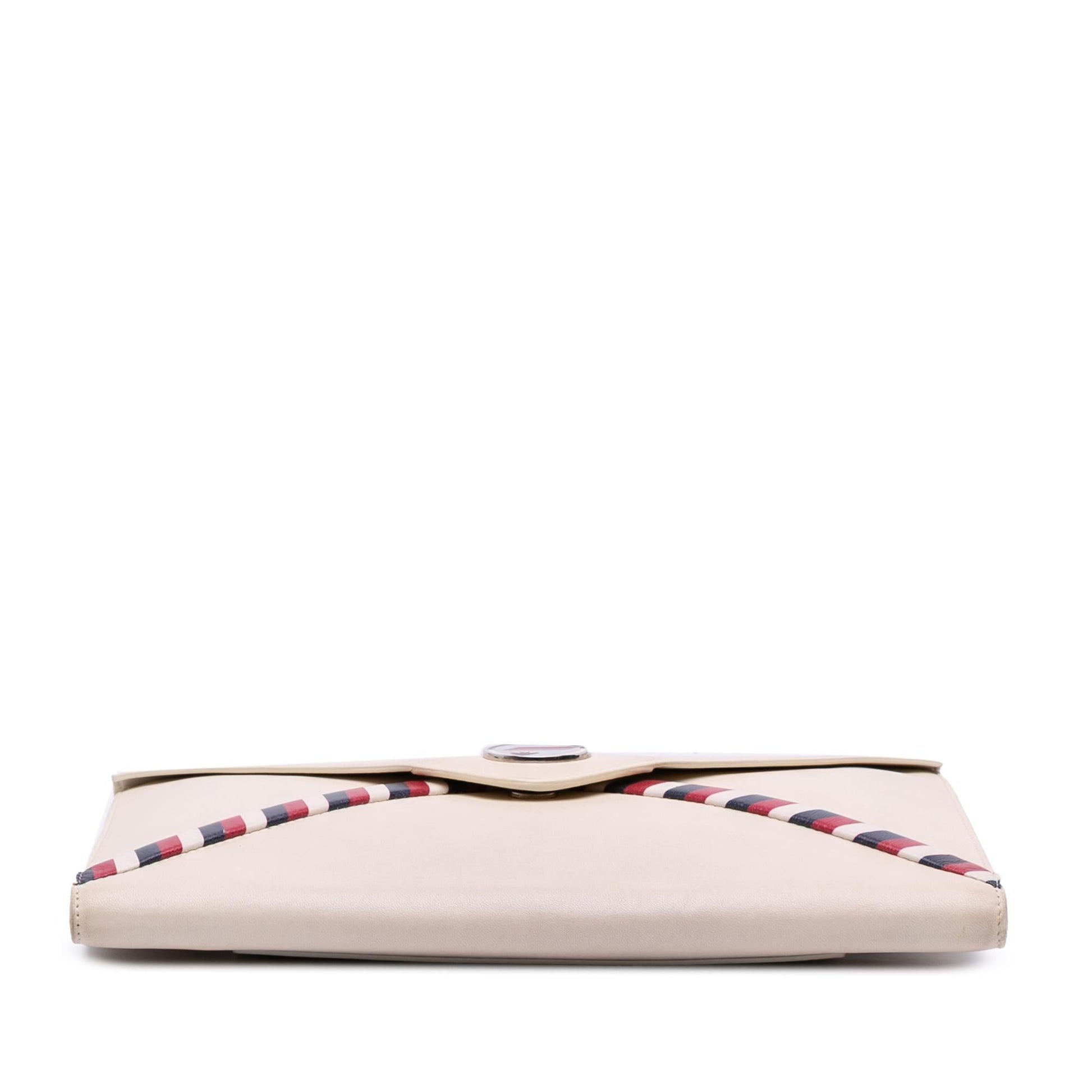Chanel Lambskin Airlines Envelope Clutch Bag