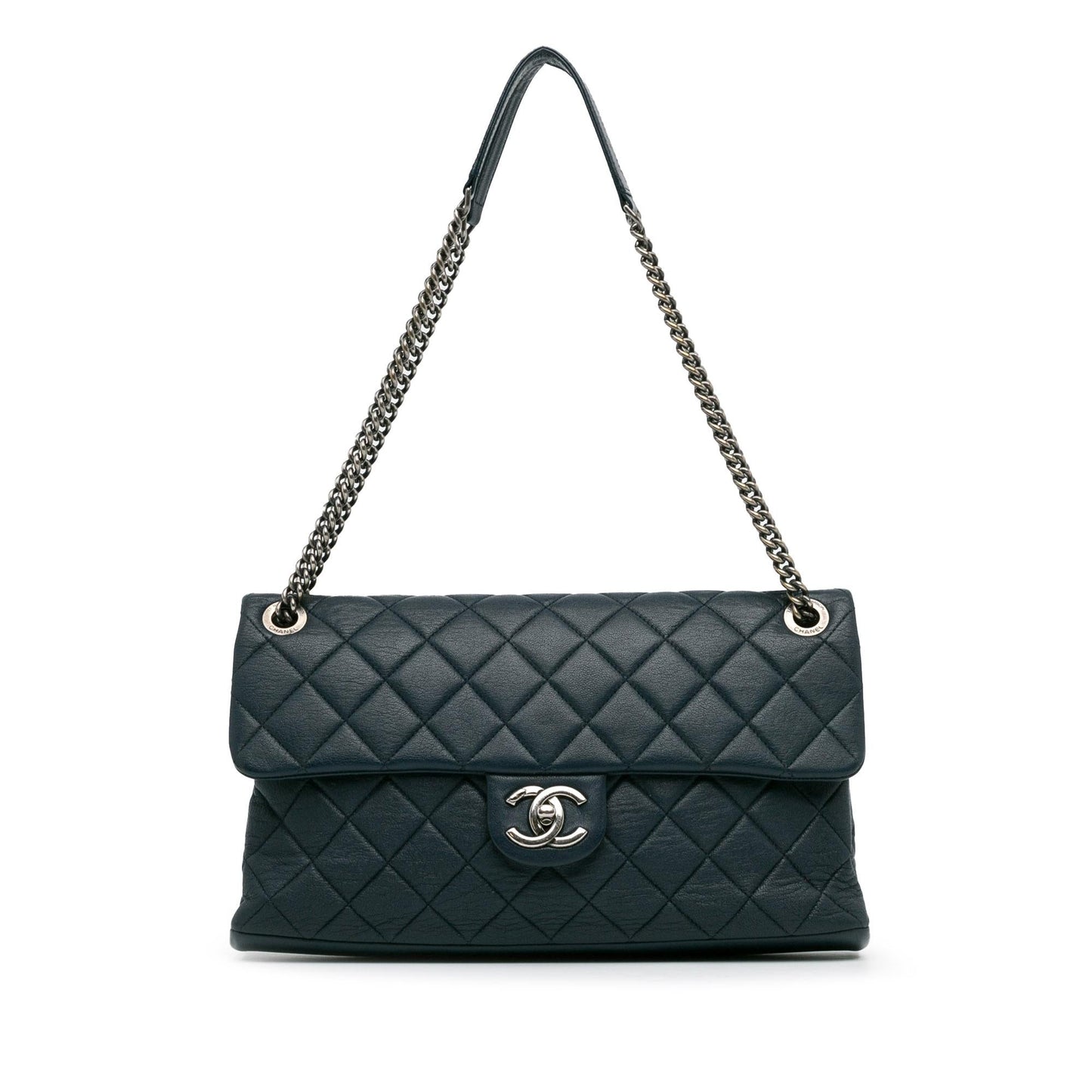 Chanel Lambskin Burgundy Rocks Flap SHG-7t8JA4 Handbag